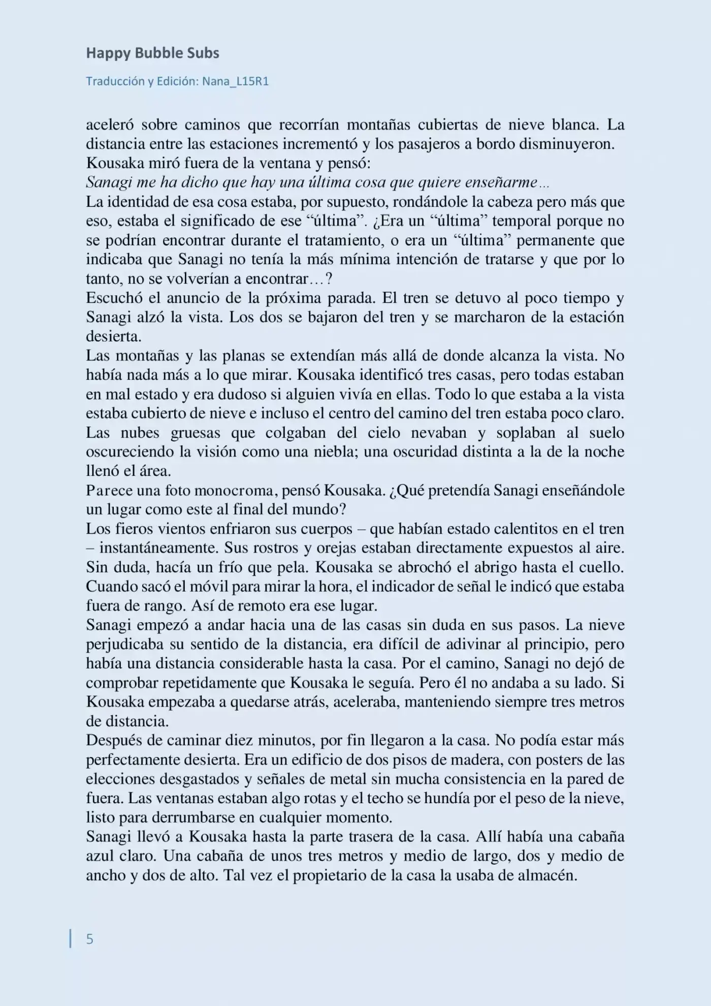 Parasite In Love (Novela) - Capítulo 7 - Página 5 - LectorTMOo