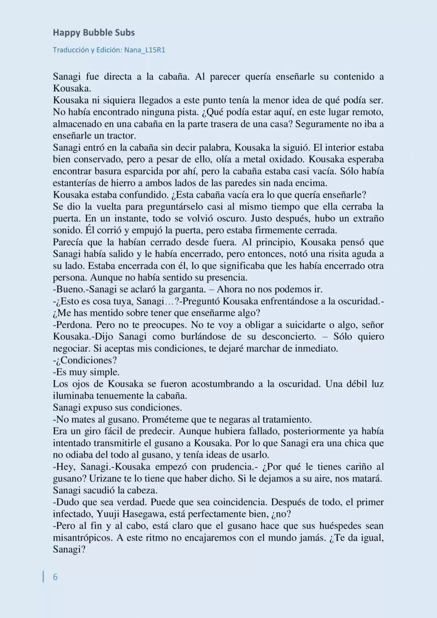 Parasite In Love (Novela) - Capítulo 7 - Página 6 - LectorTMOo