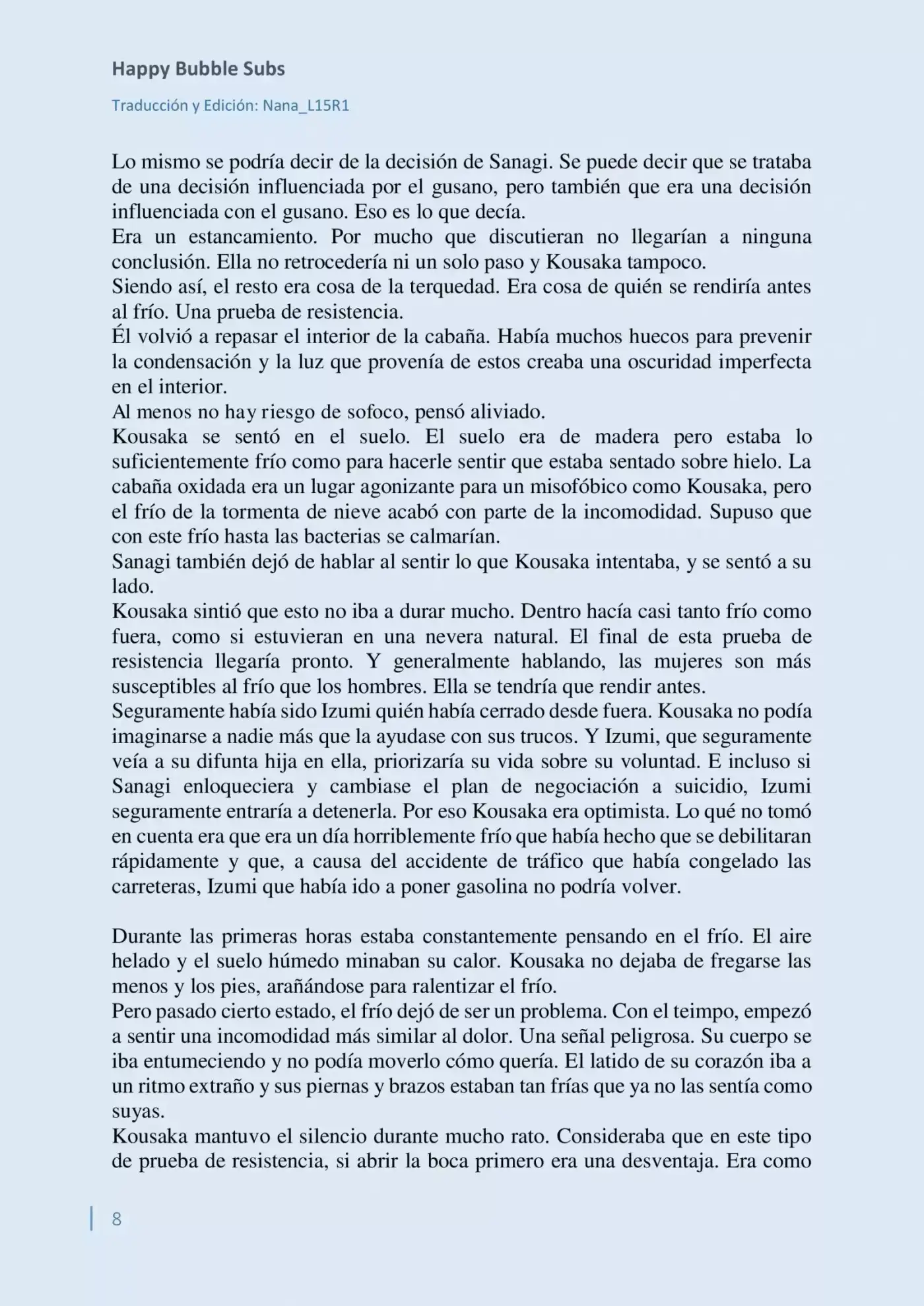 Parasite In Love (Novela) - Capítulo 7 - Página 8 - LectorTMOo