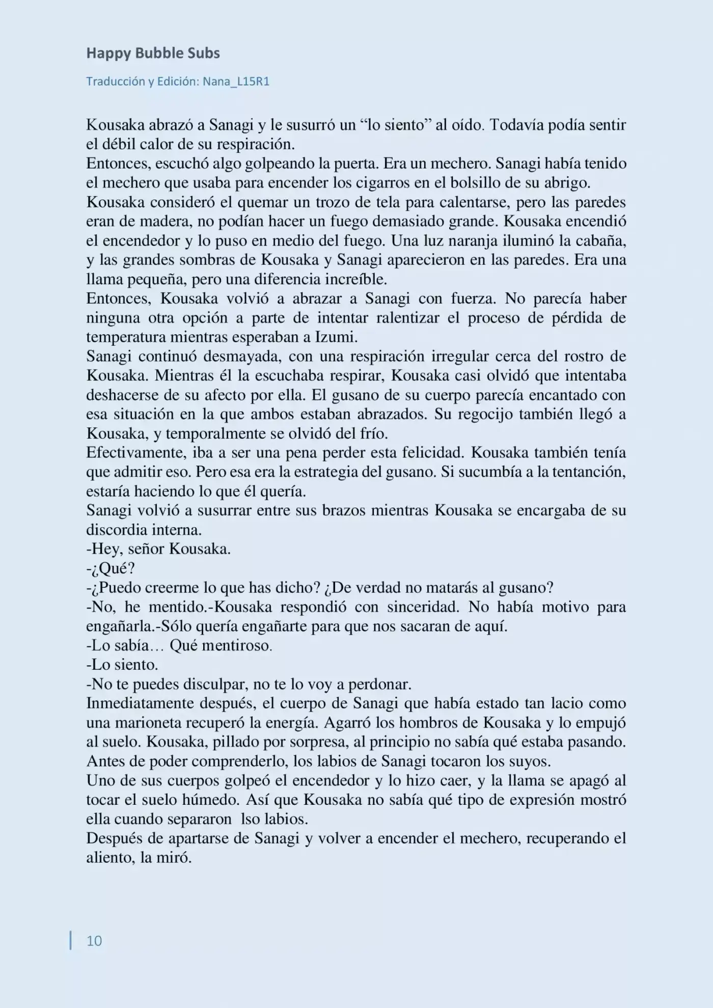 Parasite In Love (Novela) - Capítulo 7 - Página 10 - LectorTMOo