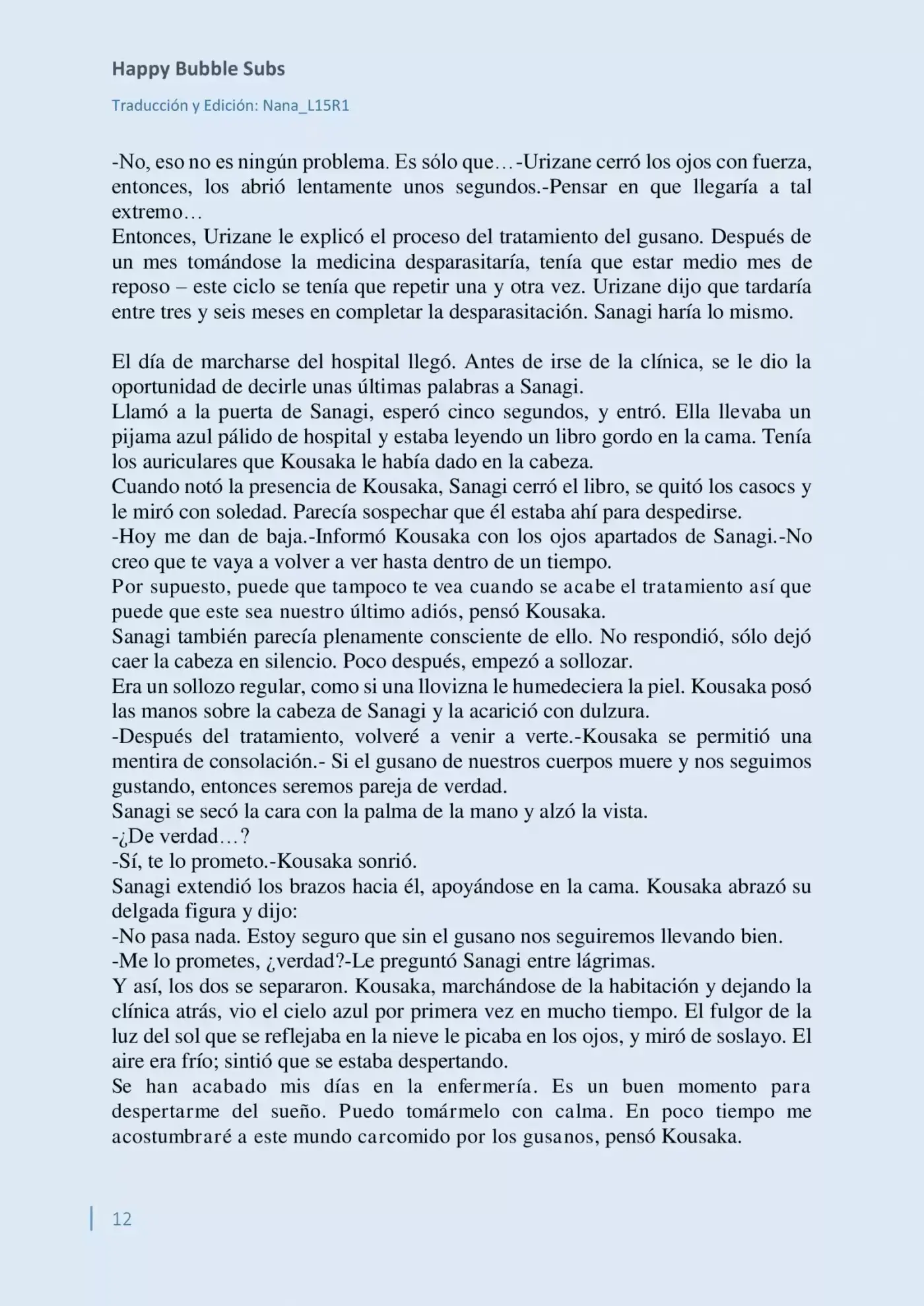 Parasite In Love (Novela) - Capítulo 7 - Página 12 - LectorTMOo