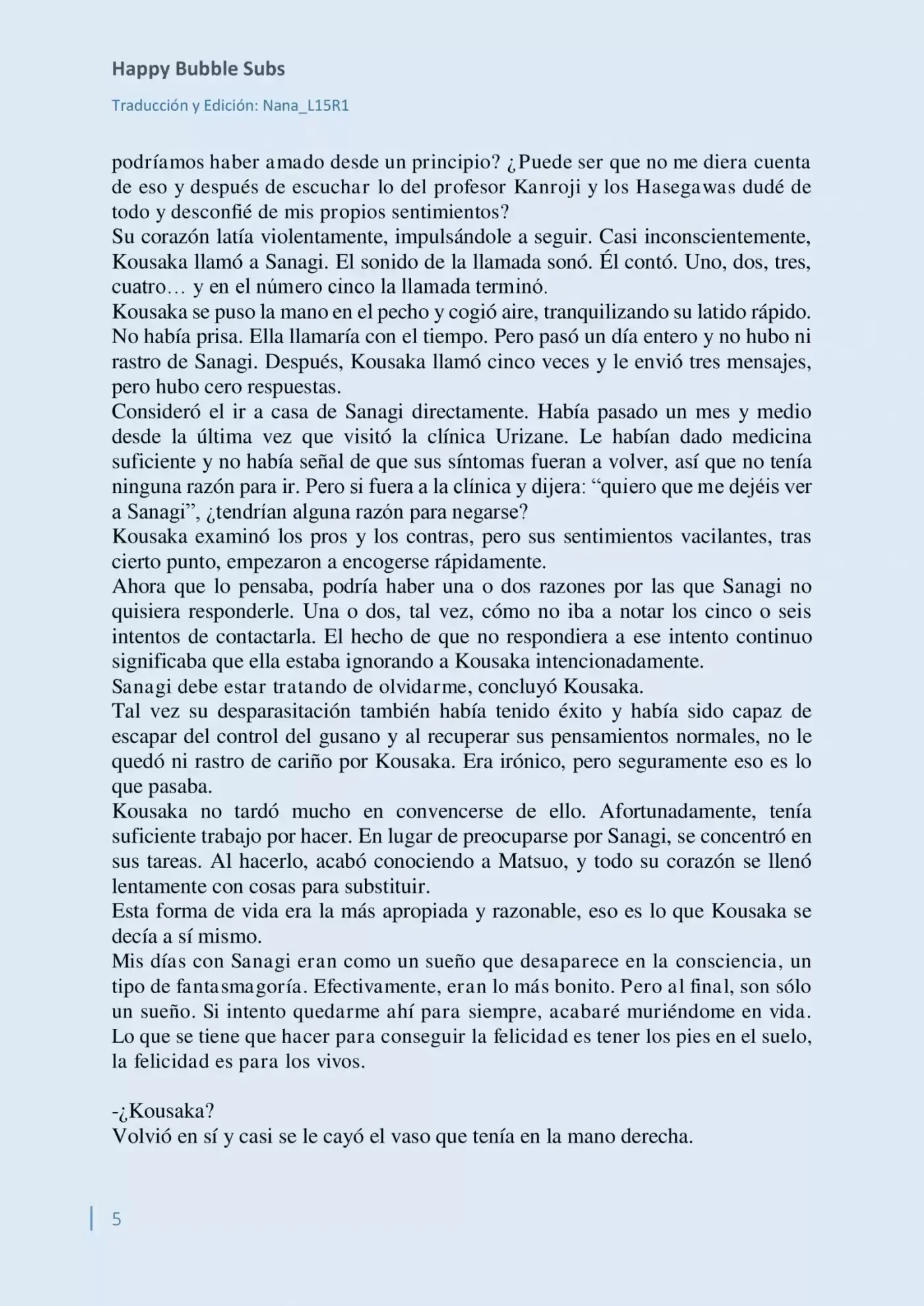 Parasite In Love (Novela) - Capítulo 8 - Página 5 - LectorTMOo