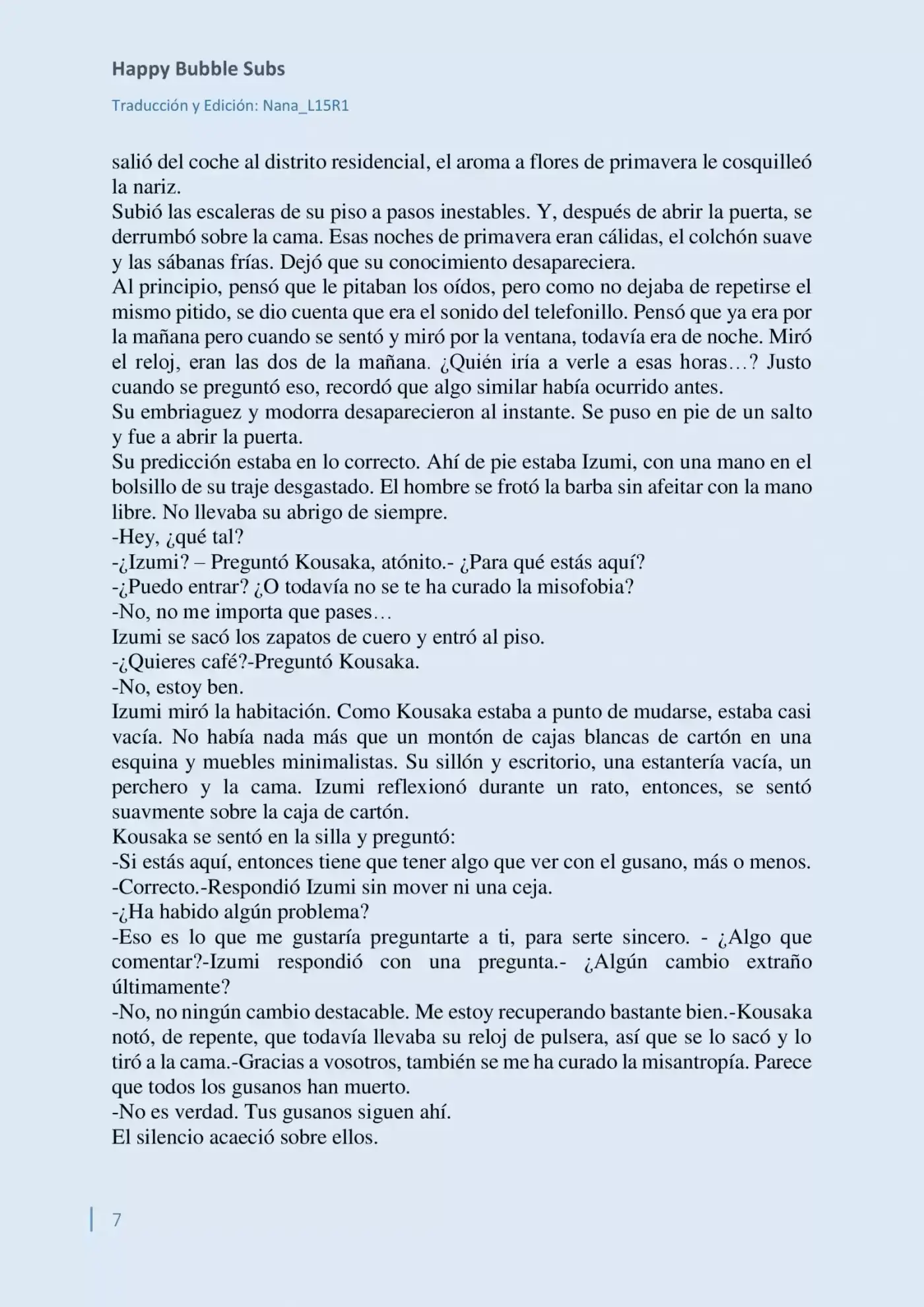 Parasite In Love (Novela) - Capítulo 8 - Página 7 - LectorTMOo