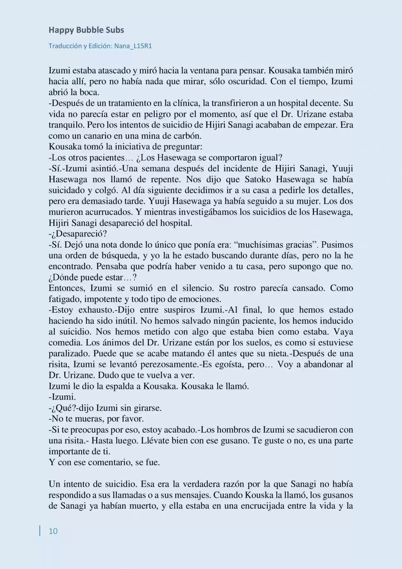 Parasite In Love (Novela) - Capítulo 8 - Página 10 - LectorTMOo