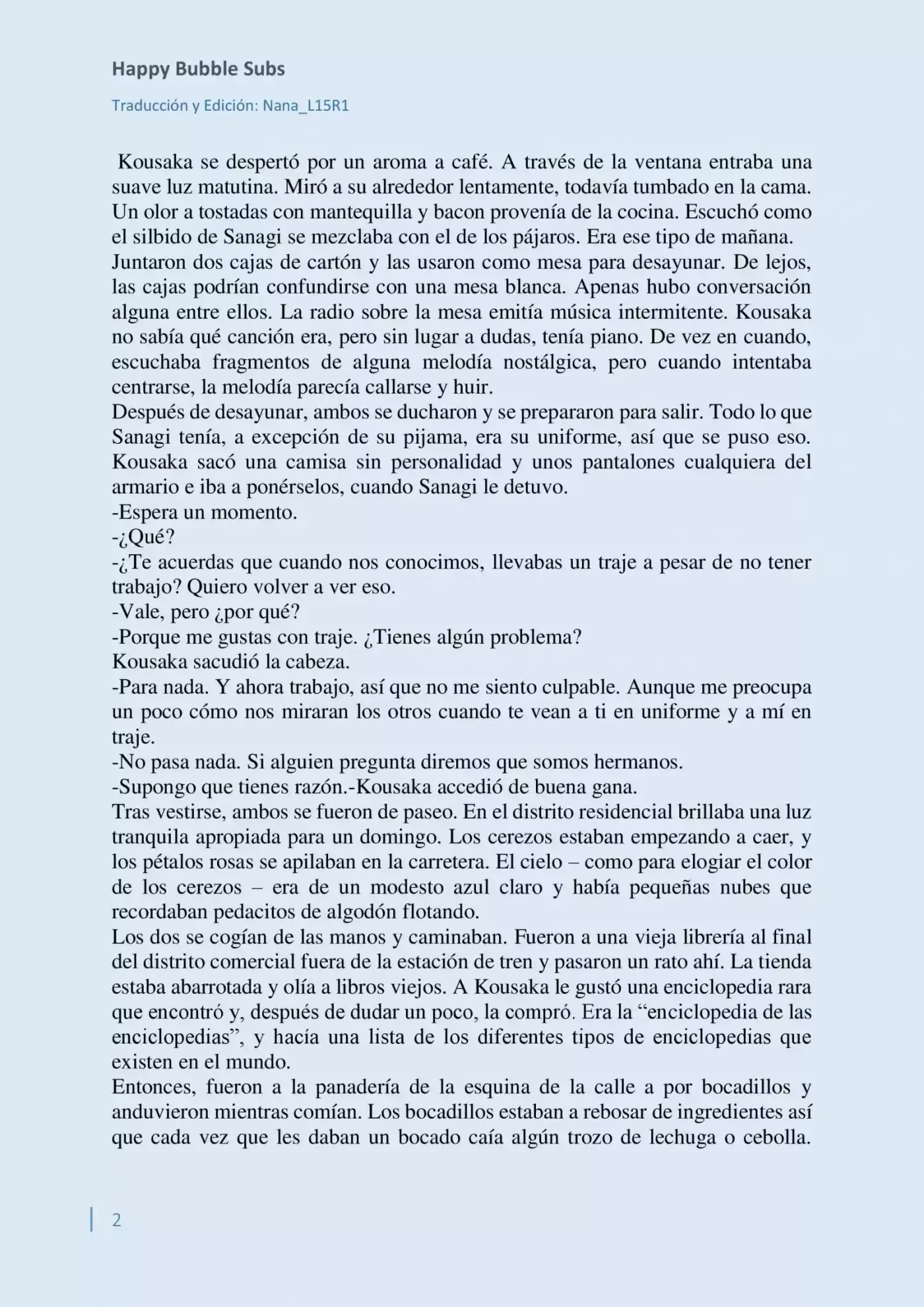 Parasite In Love (Novela) - Capítulo 9 - Página 2 - LectorTMOo