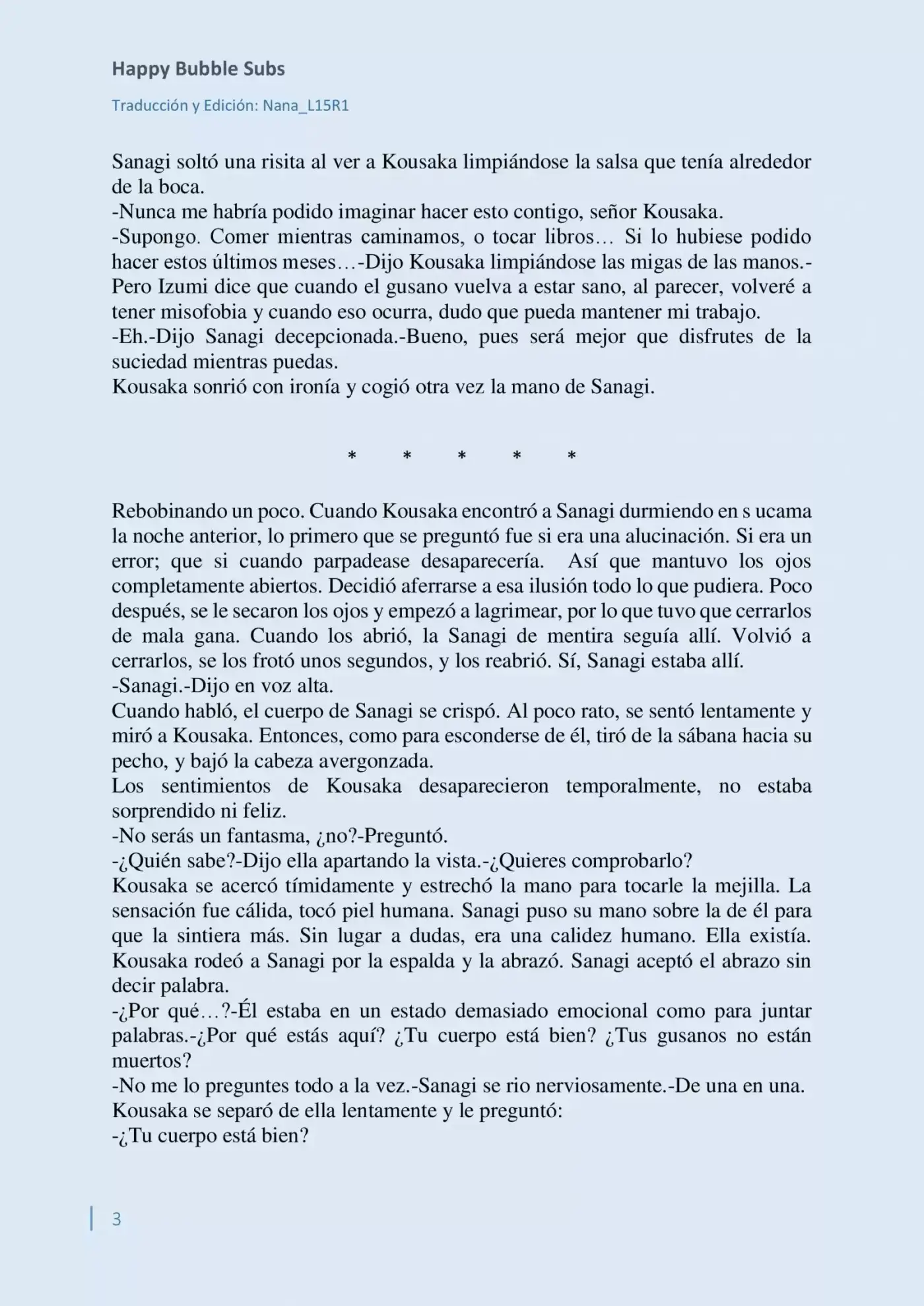 Parasite In Love (Novela) - Capítulo 9 - Página 3 - LectorTMOo