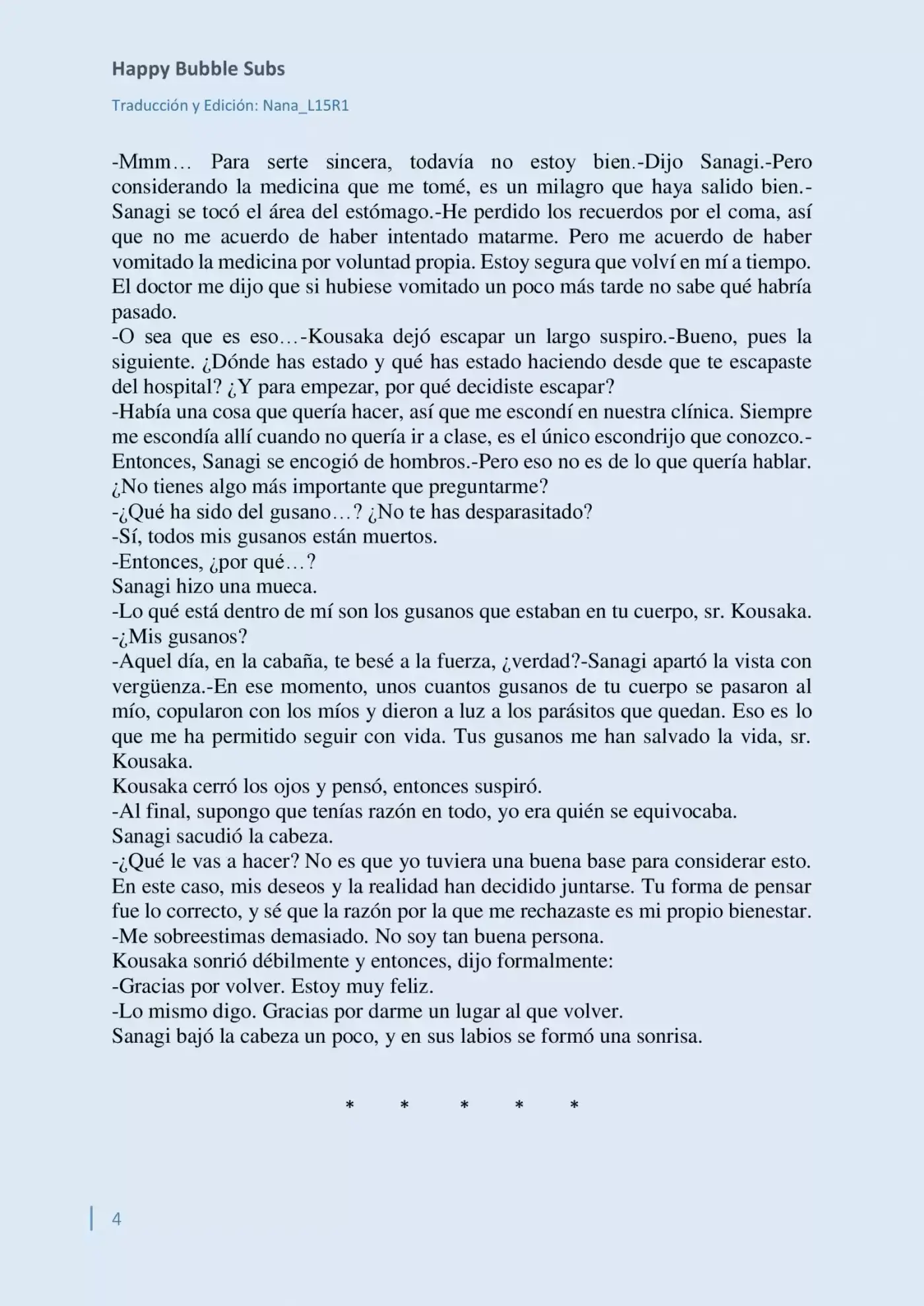 Parasite In Love (Novela) - Capítulo 9 - Página 4 - LectorTMOo