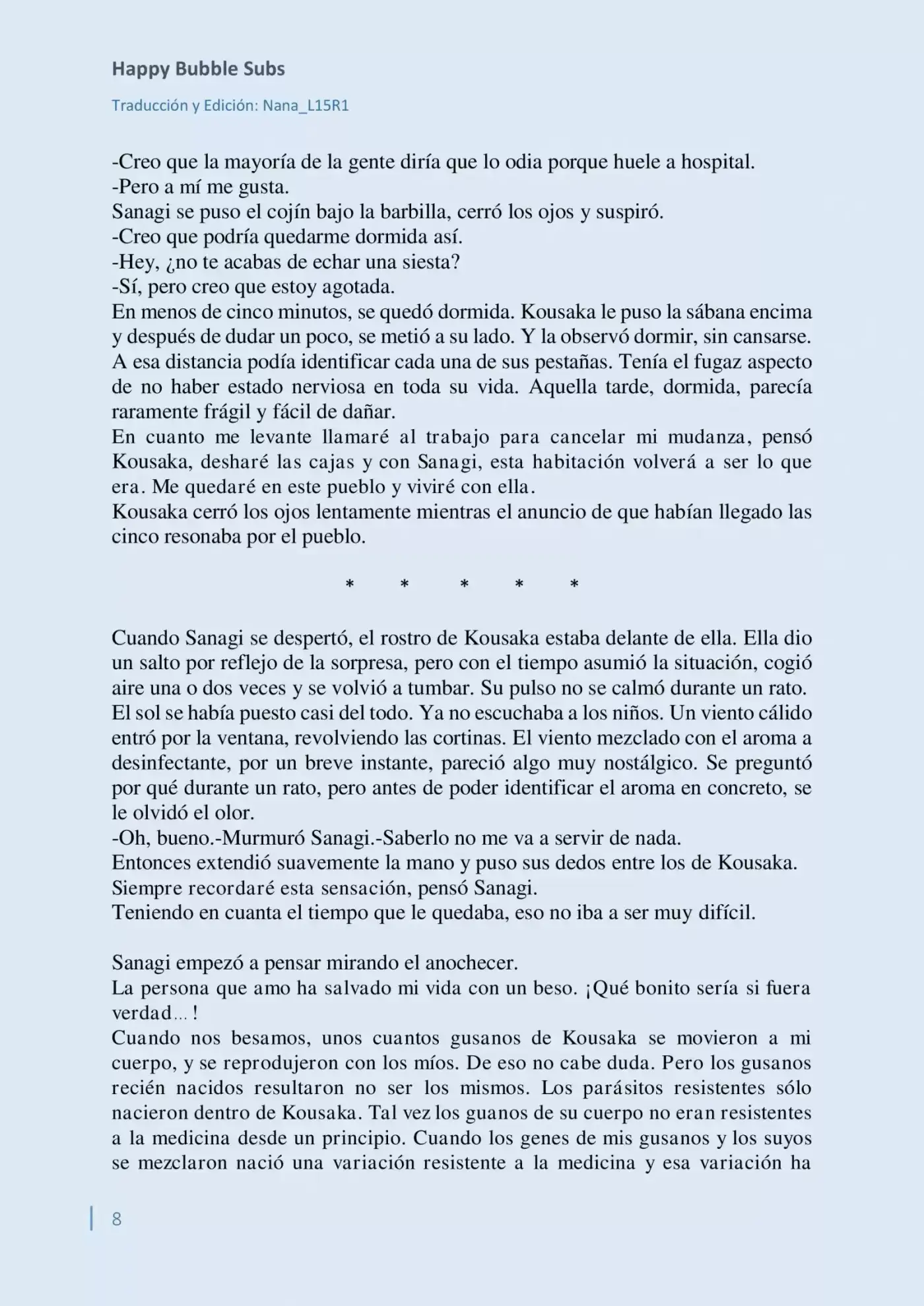 Parasite In Love (Novela) - Capítulo 9 - Página 8 - LectorTMOo