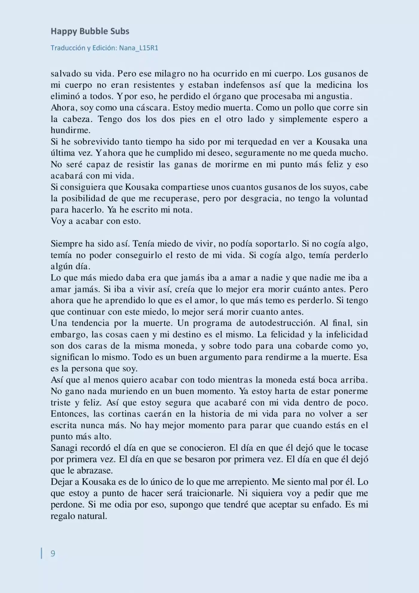 Parasite In Love (Novela) - Capítulo 9 - Página 9 - LectorTMOo