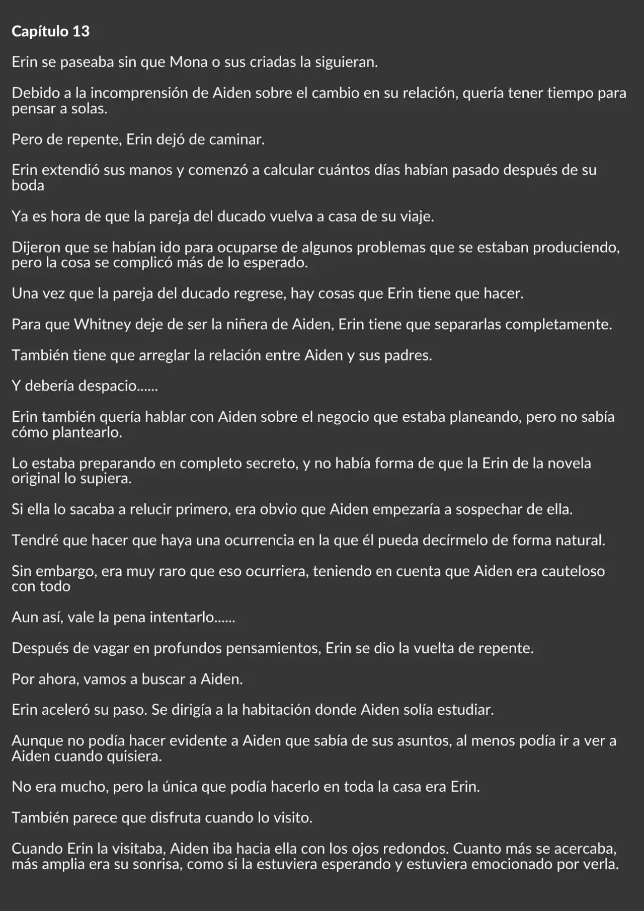 Parece Que Fracasé Mi Divorcio Con Mi Oscuro Marido (Novela) - Capítulo 13 - Página 1 - LectorTMOo