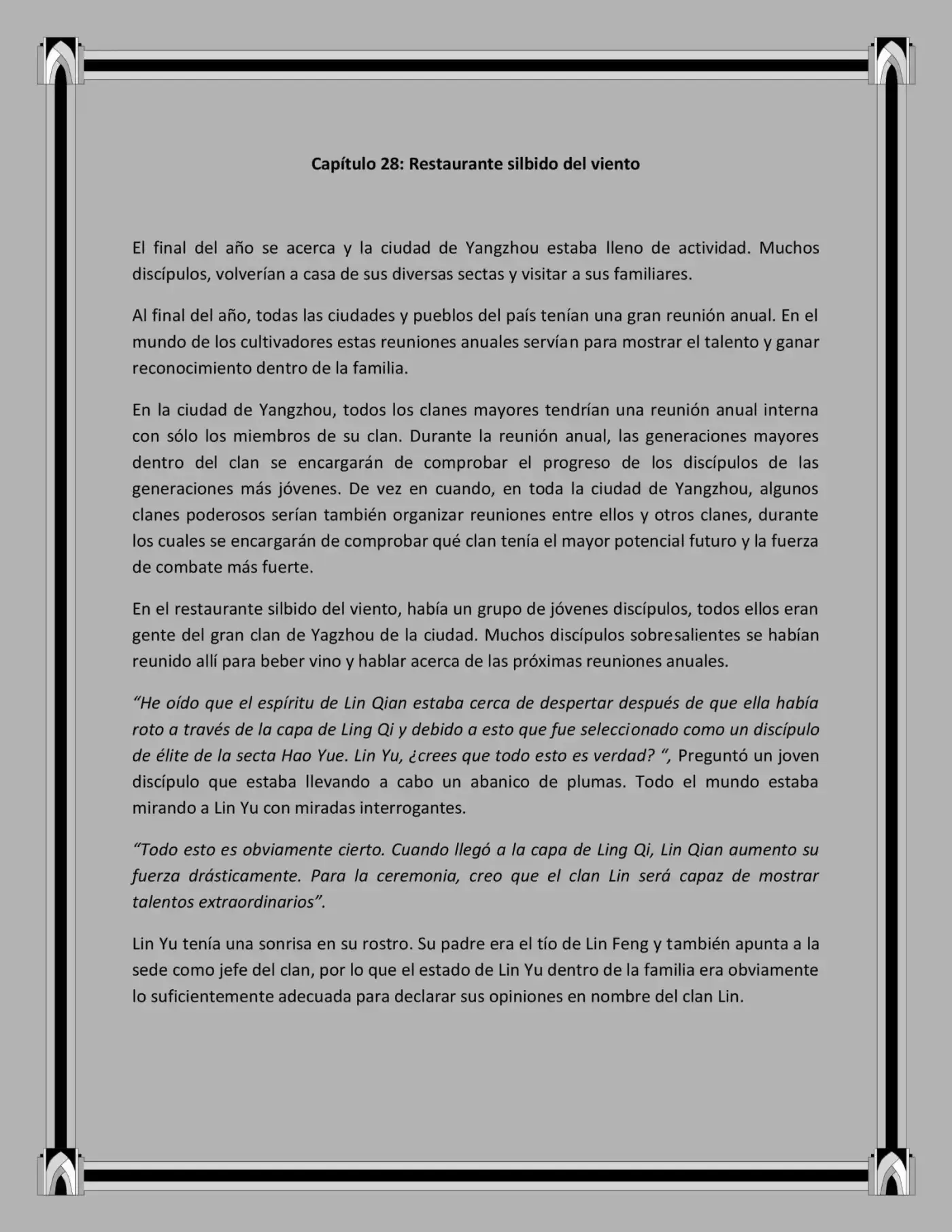 Peerless Martial God (Dios Marcial Sin Igual) (Novela) - Capítulo 28 - Página 1 - LectorTMOo