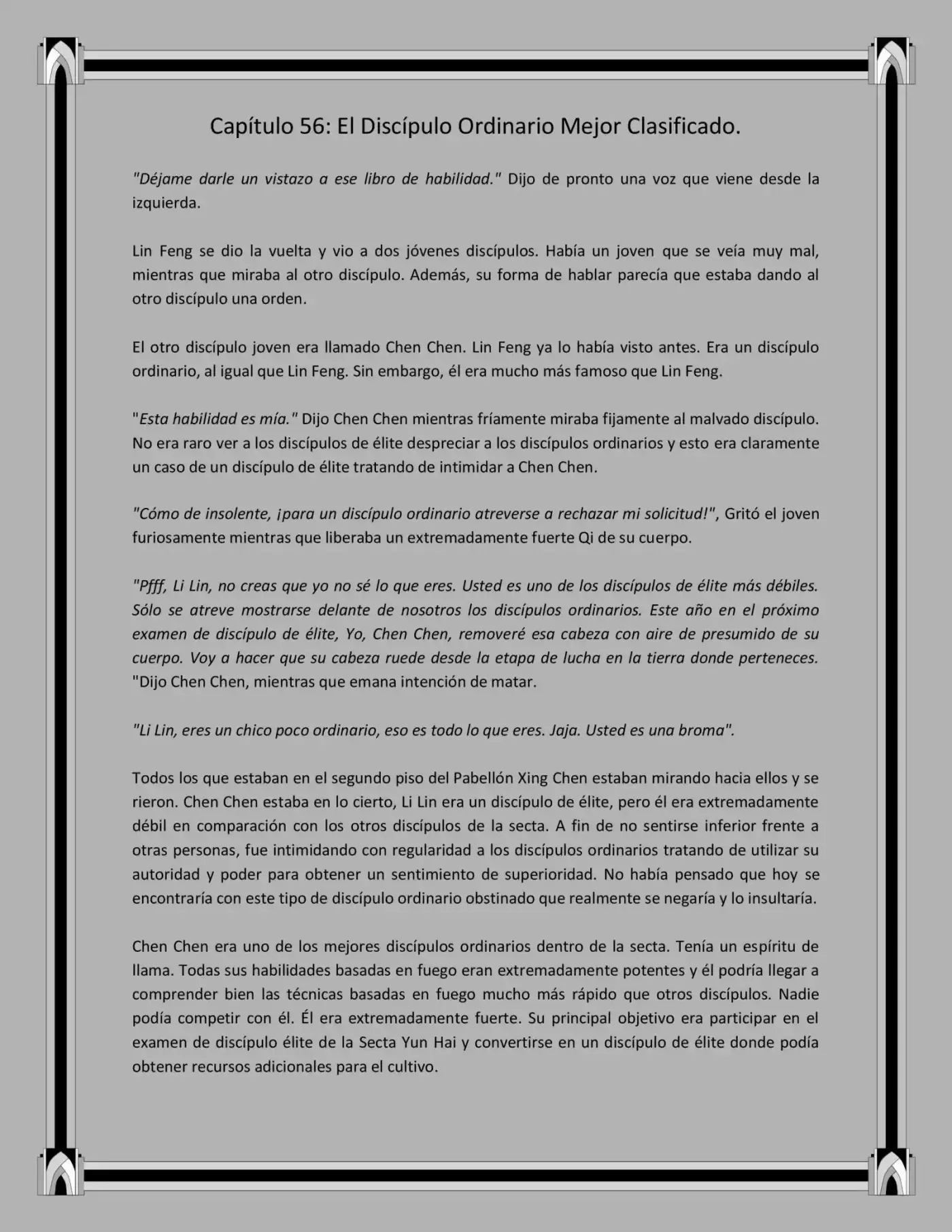 Peerless Martial God (Dios Marcial Sin Igual) (Novela) - Capítulo 56 - Página 1 - LectorTMOo
