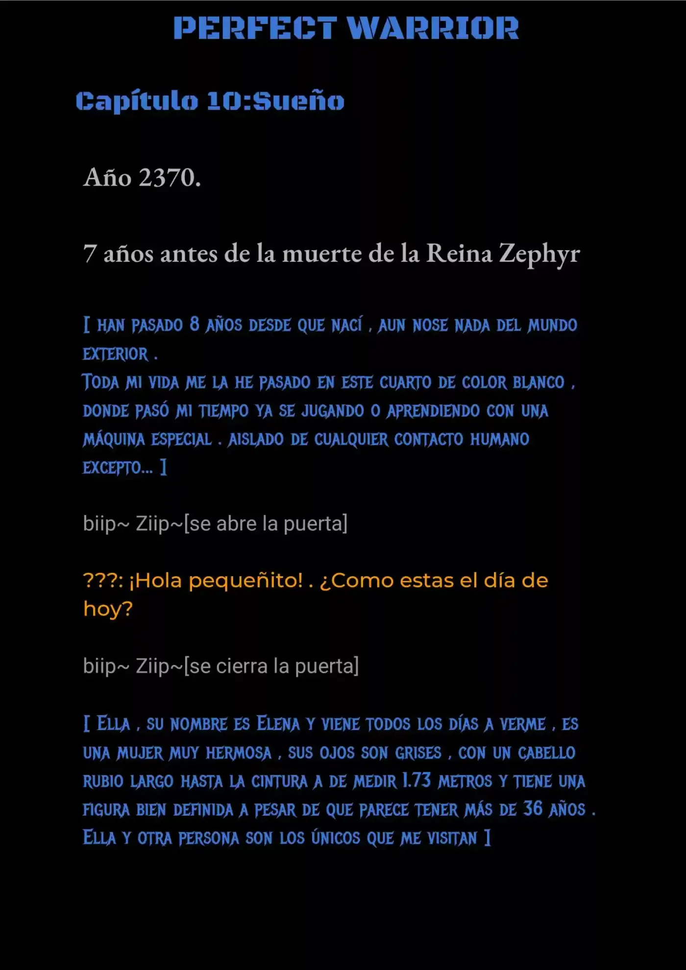 Perfect Warrior (Novela) - Capítulo 10 - Página 1 - LectorTMOo