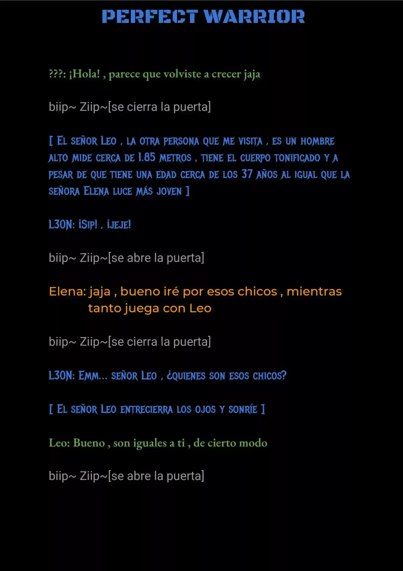 Perfect Warrior (Novela) - Capítulo 10 - Página 3 - LectorTMOo