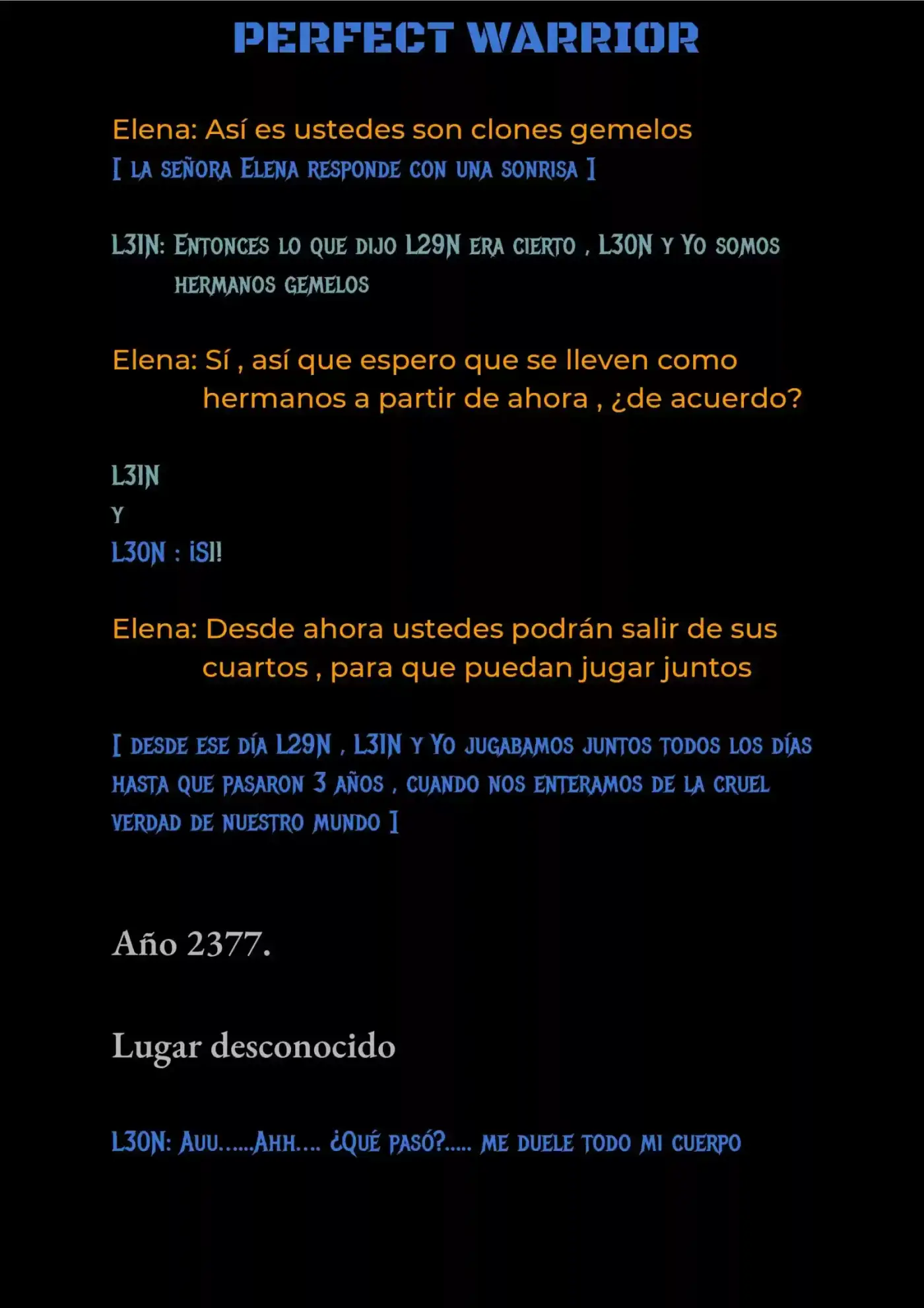 Perfect Warrior (Novela) - Capítulo 10 - Página 7 - LectorTMOo