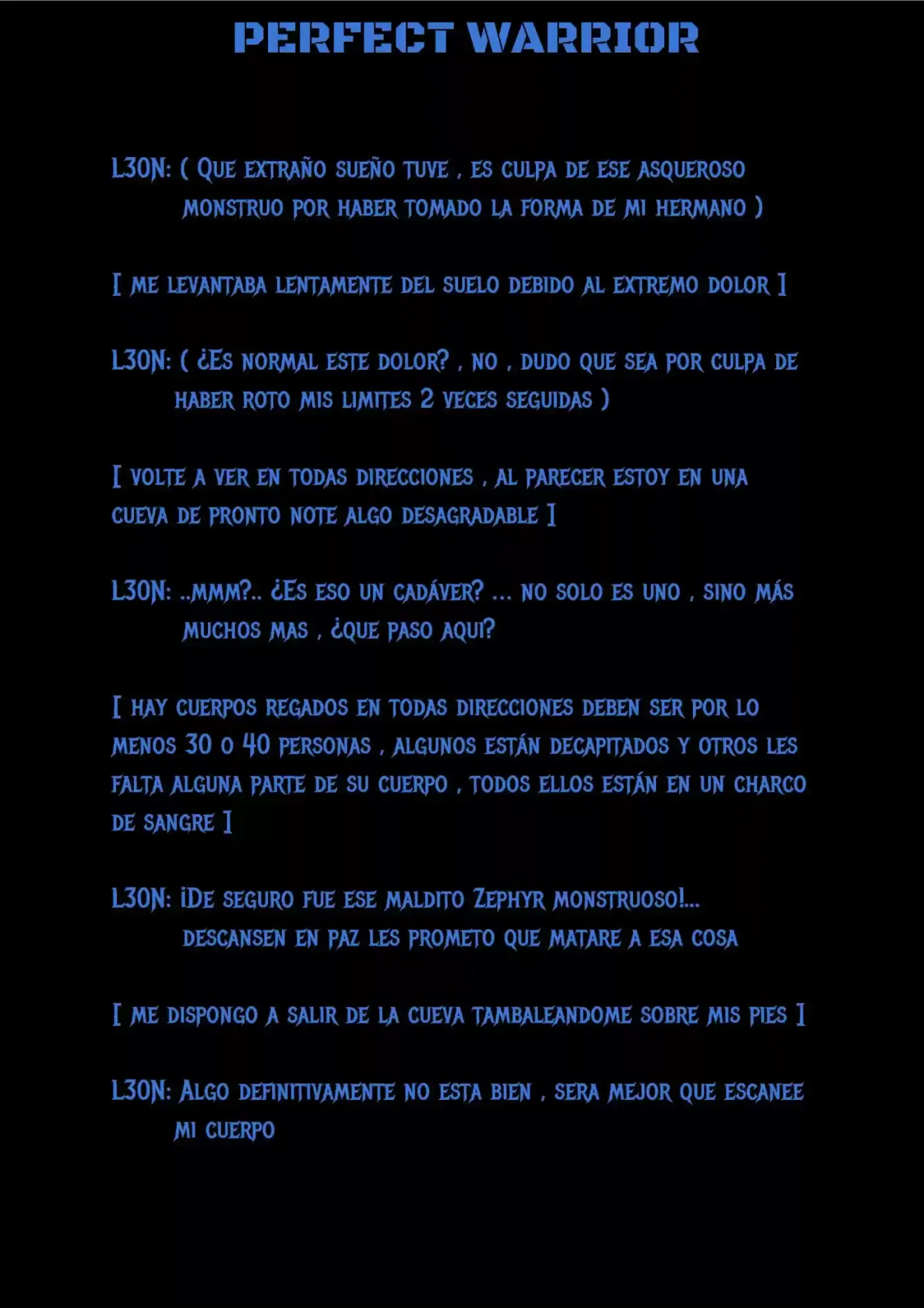 Perfect Warrior (Novela) - Capítulo 10 - Página 8 - LectorTMOo