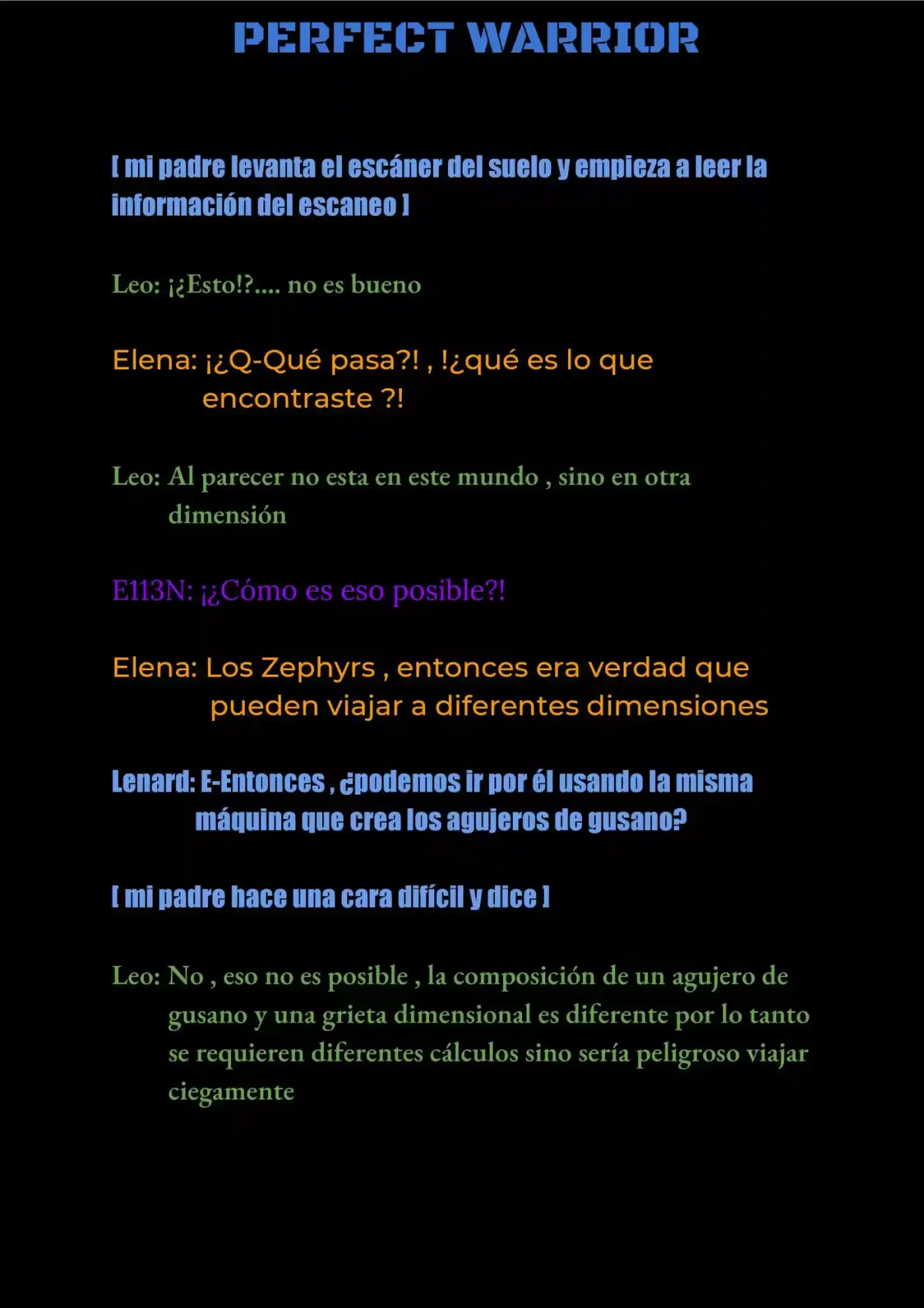 Perfect Warrior (Novela) - Capítulo 11 - Página 4 - LectorTMOo