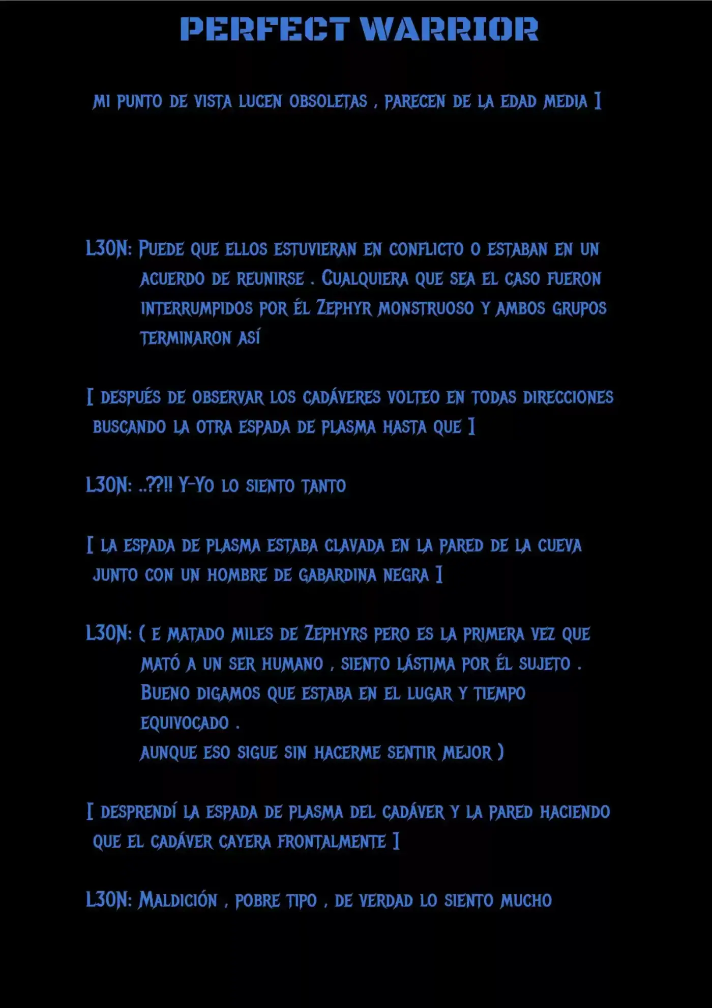 Perfect Warrior (Novela) - Capítulo 12 - Página 7 - LectorTMOo