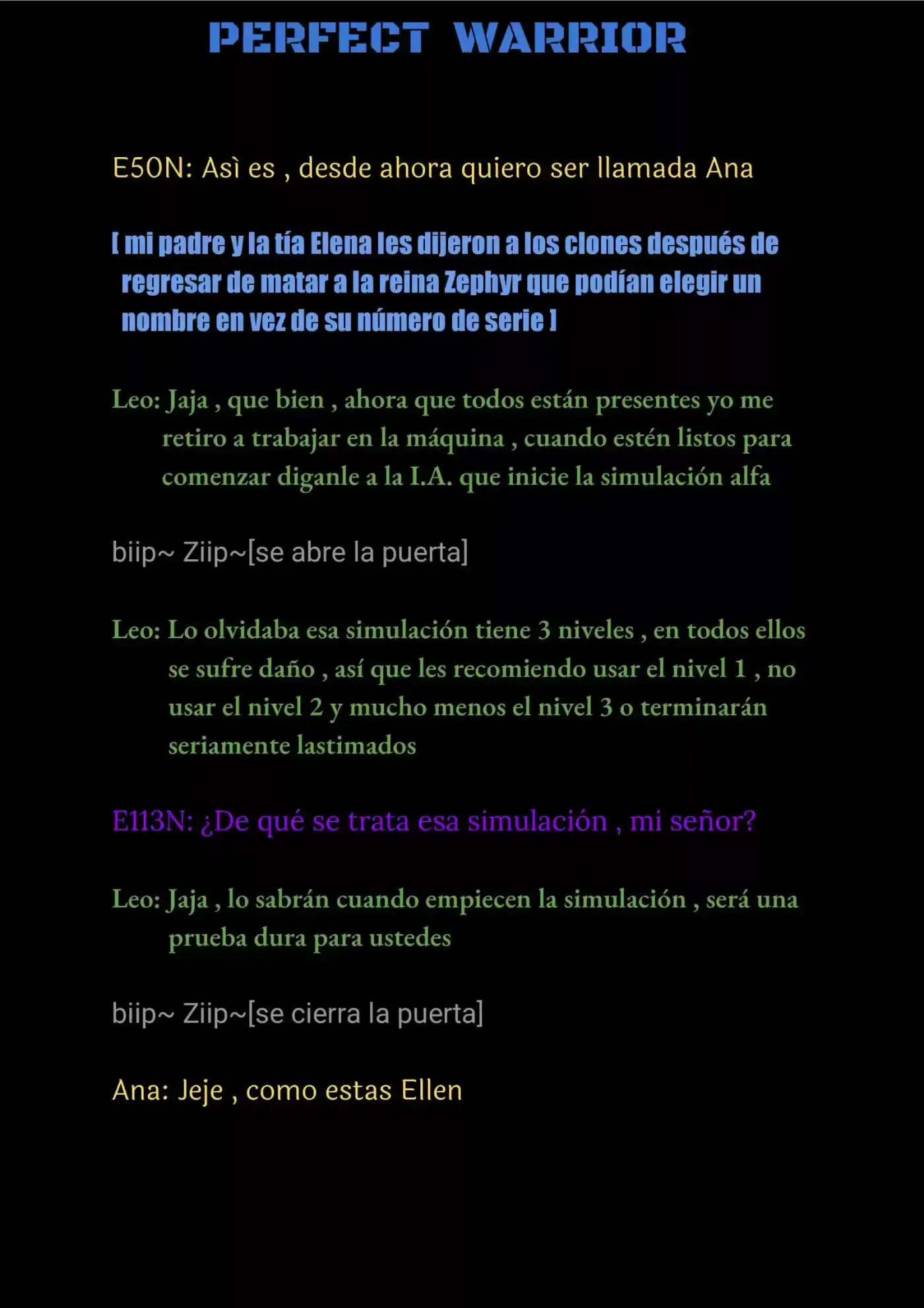 Perfect Warrior (Novela) - Capítulo 13 - Página 10 - LectorTMOo
