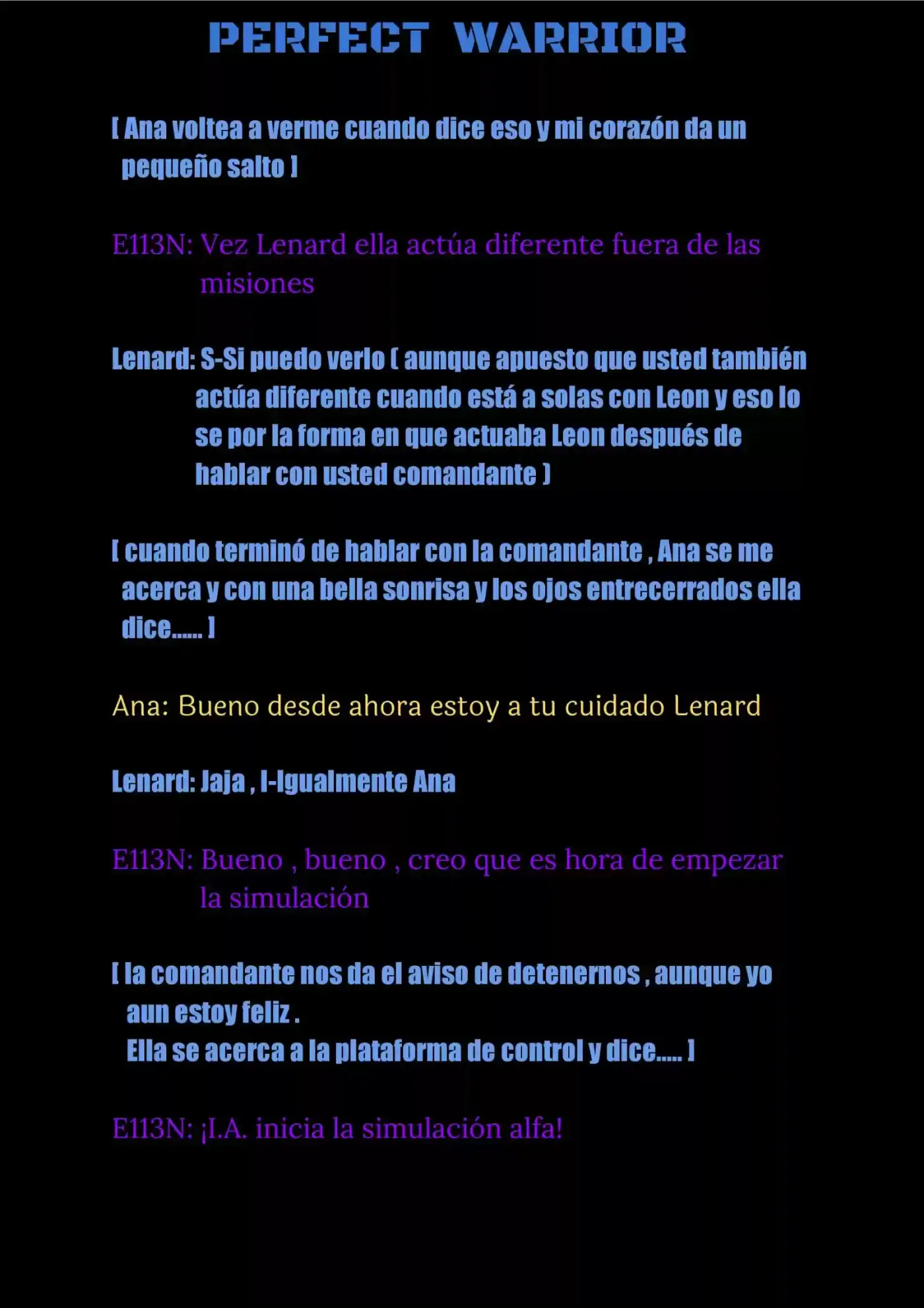 Perfect Warrior (Novela) - Capítulo 13 - Página 12 - LectorTMOo