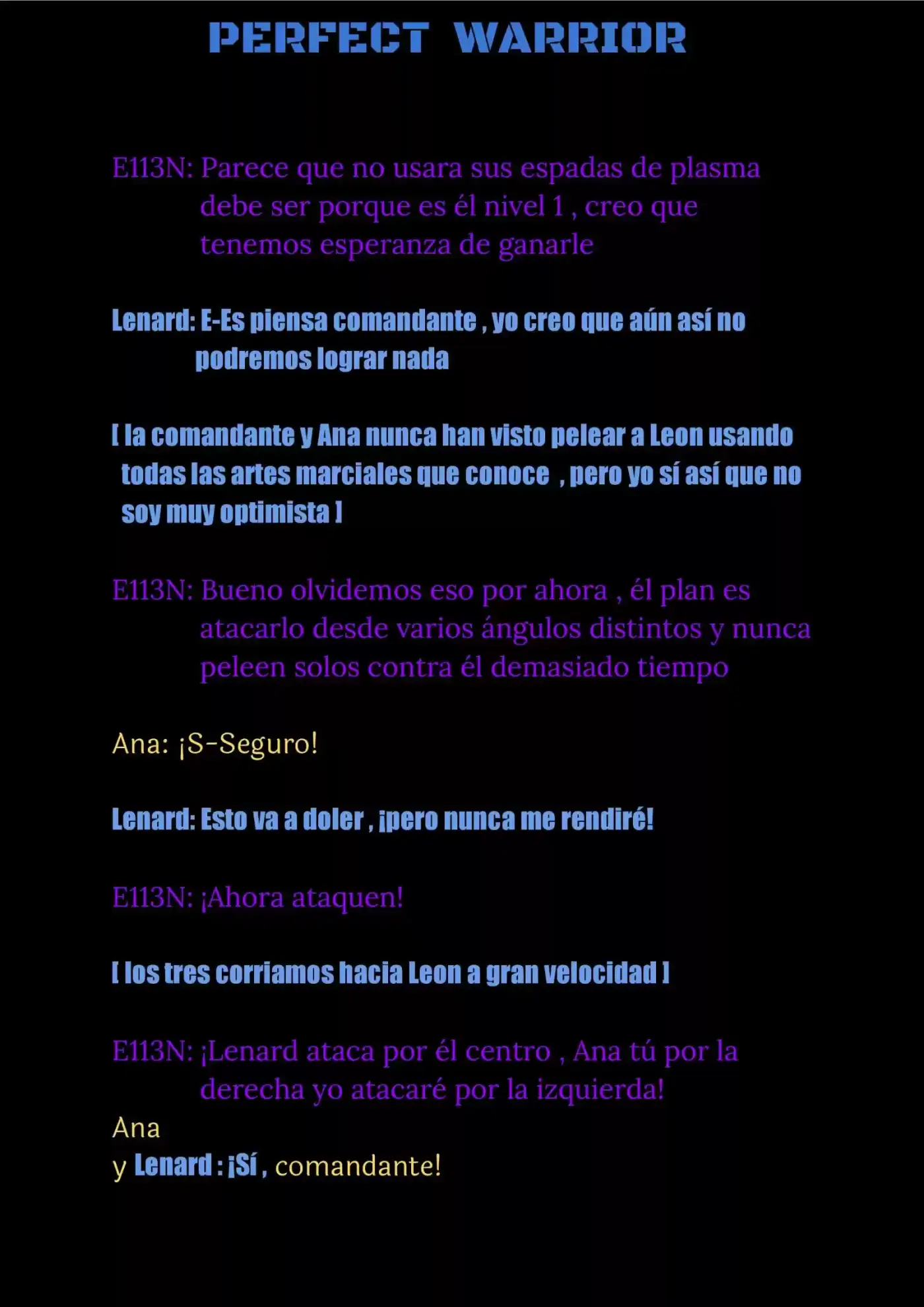 Perfect Warrior (Novela) - Capítulo 13 - Página 18 - LectorTMOo