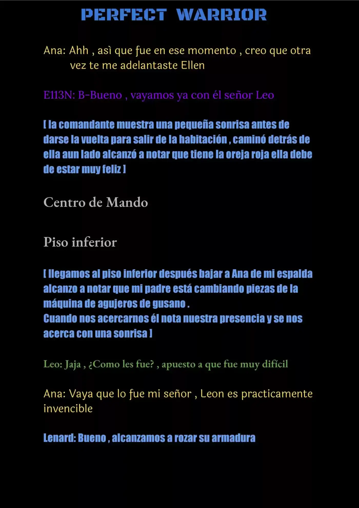 Perfect Warrior (Novela) - Capítulo 14 - Página 13 - LectorTMOo
