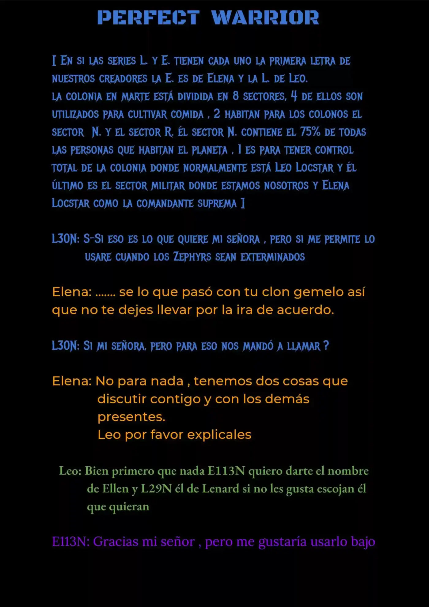 Perfect Warrior (Novela) - Capítulo 2 - Página 6 - LectorTMOo