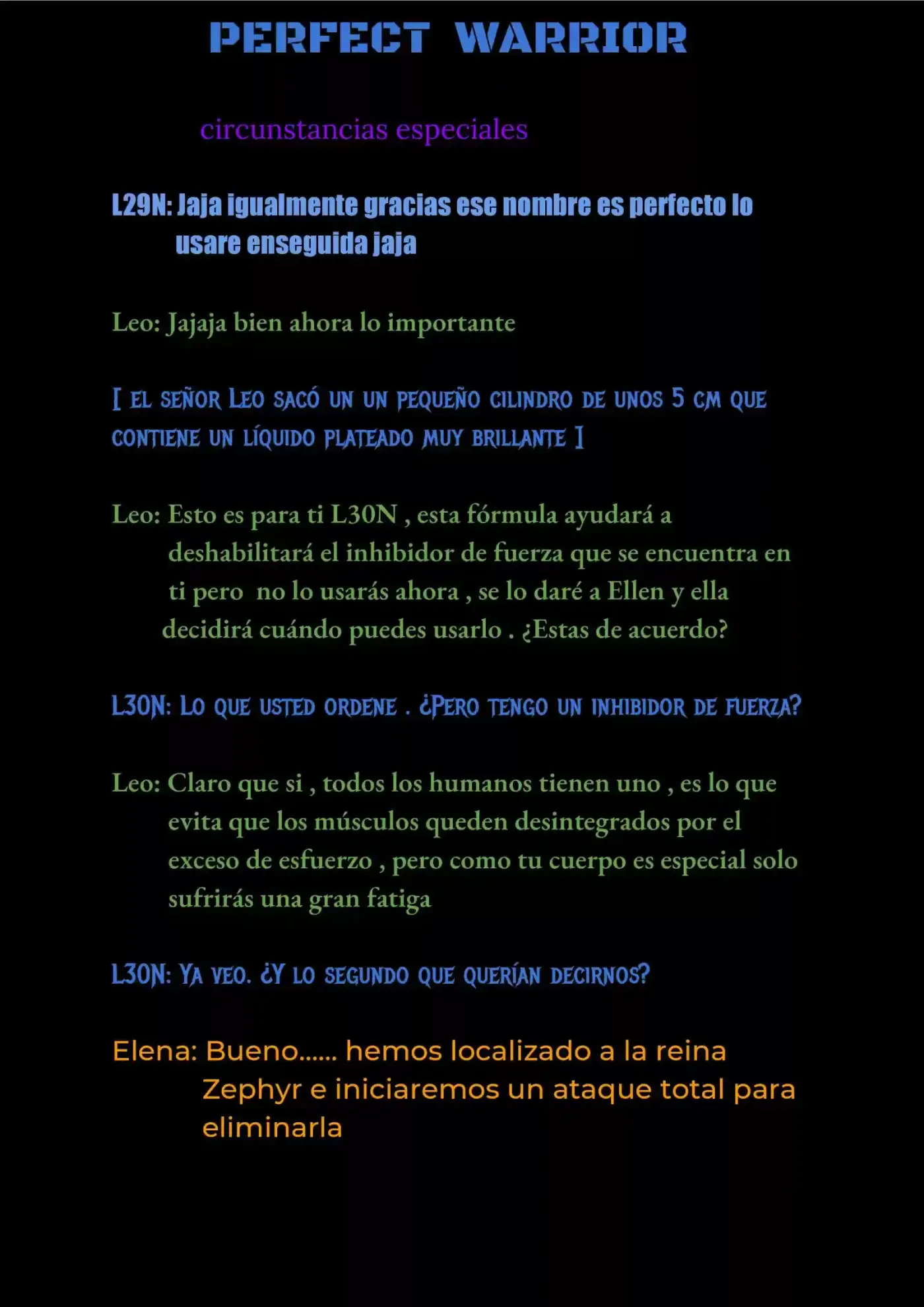 Perfect Warrior (Novela) - Capítulo 2 - Página 7 - LectorTMOo