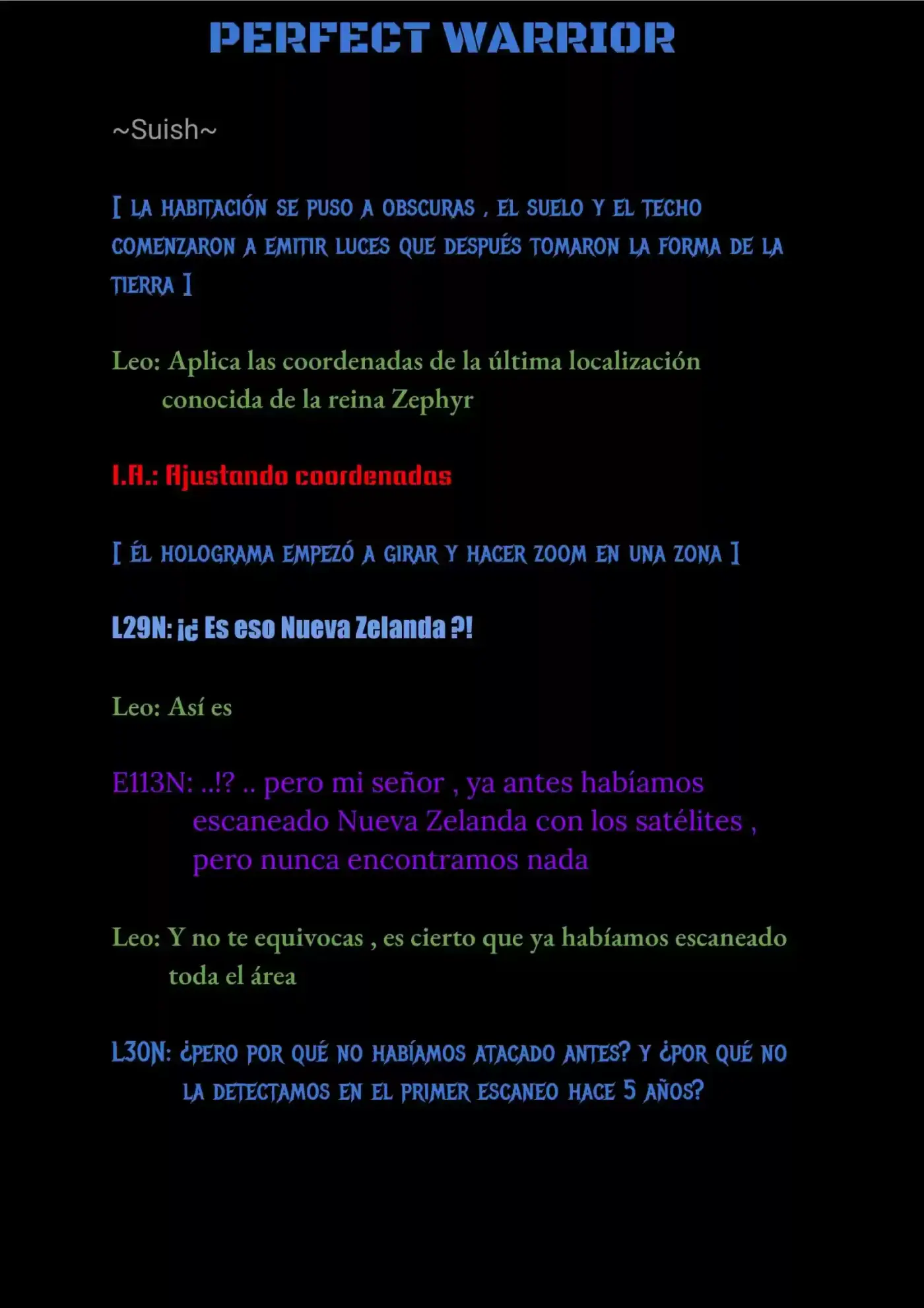 Perfect Warrior (Novela) - Capítulo 5 - Página 2 - LectorTMOo