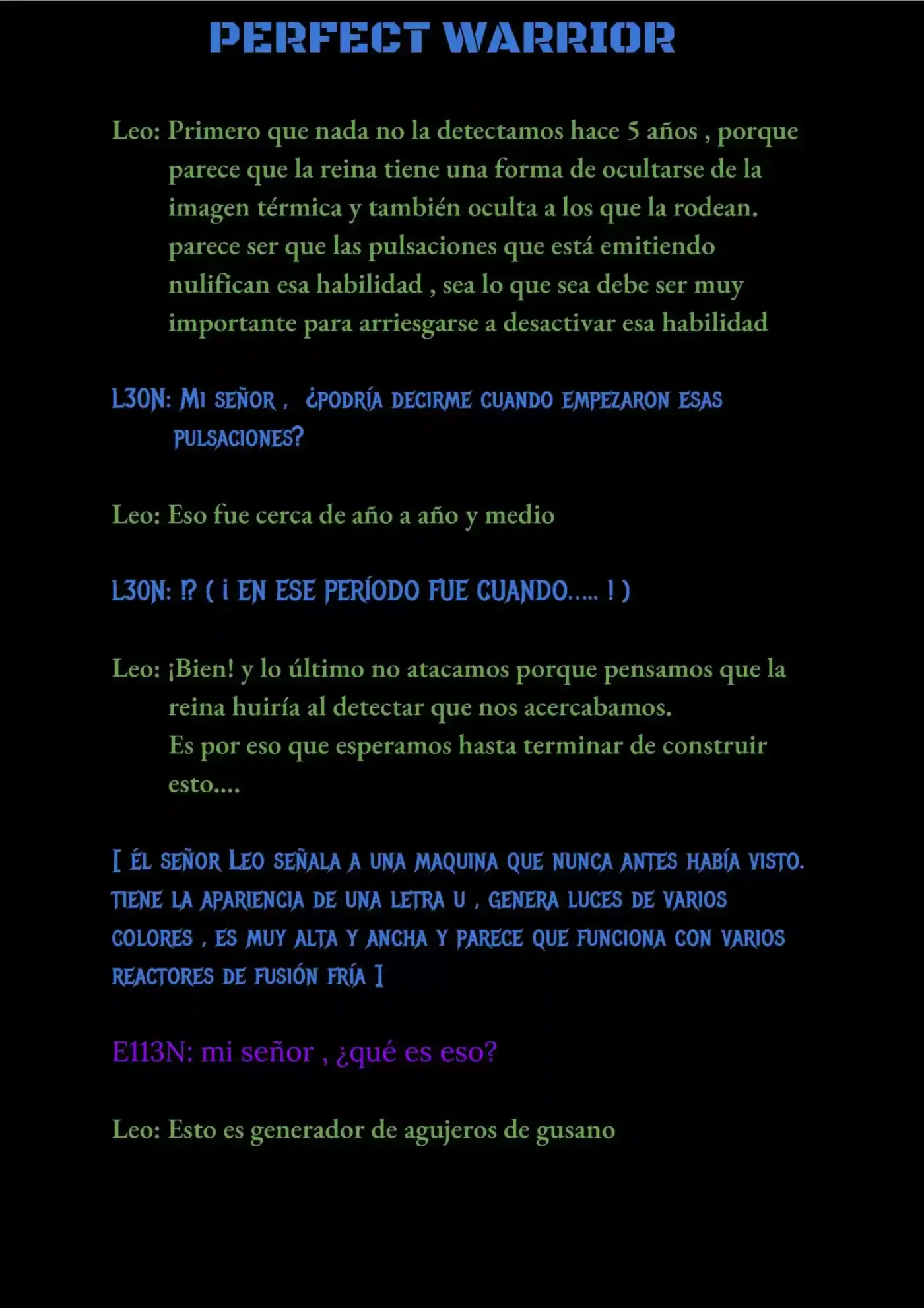 Perfect Warrior (Novela) - Capítulo 5 - Página 3 - LectorTMOo