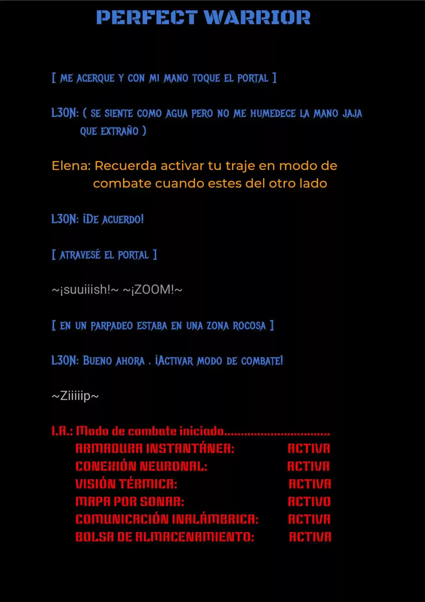Perfect Warrior (Novela) - Capítulo 5 - Página 5 - LectorTMOo
