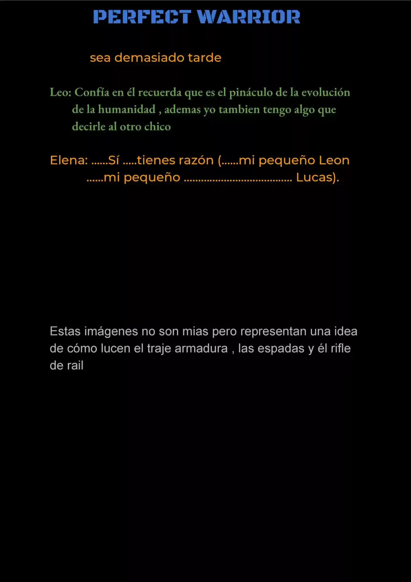 Perfect Warrior (Novela) - Capítulo 5 - Página 10 - LectorTMOo