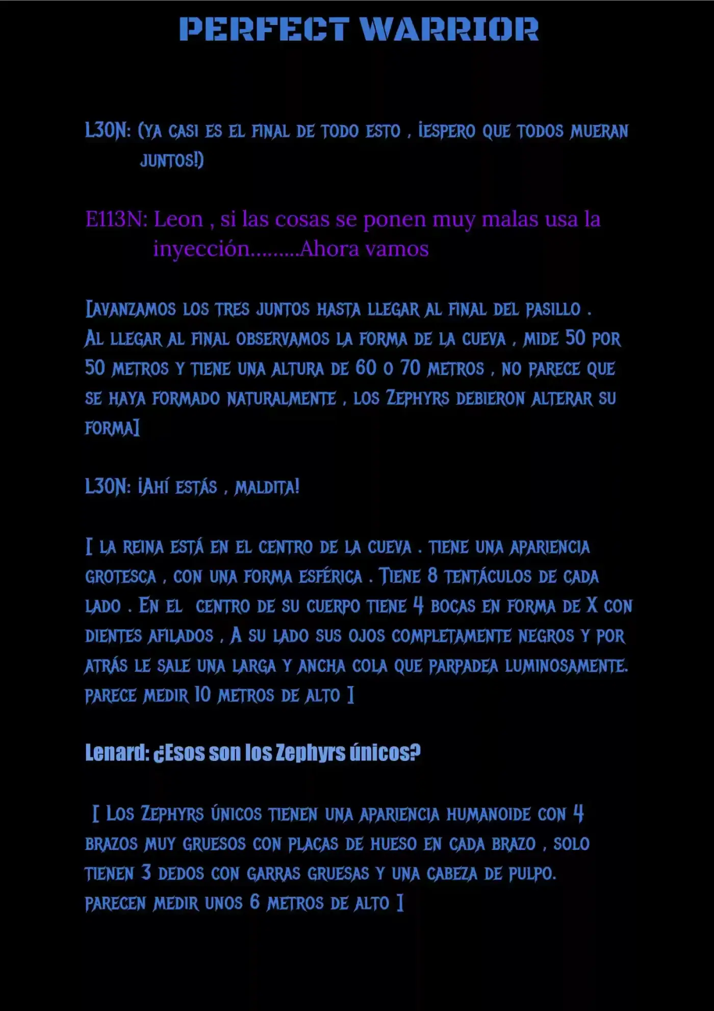 Perfect Warrior (Novela) - Capítulo 7 - Página 3 - LectorTMOo
