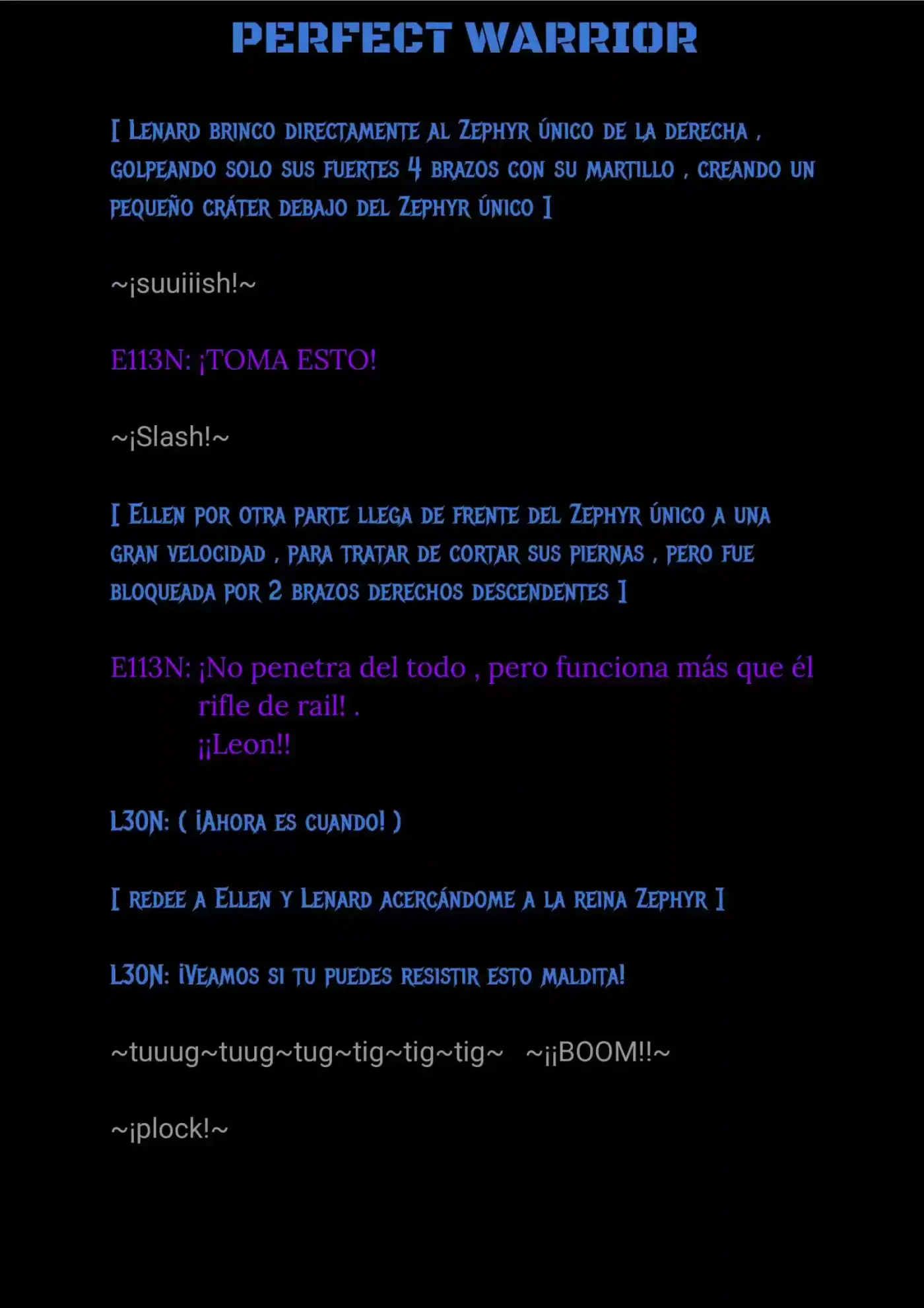 Perfect Warrior (Novela) - Capítulo 7 - Página 6 - LectorTMOo