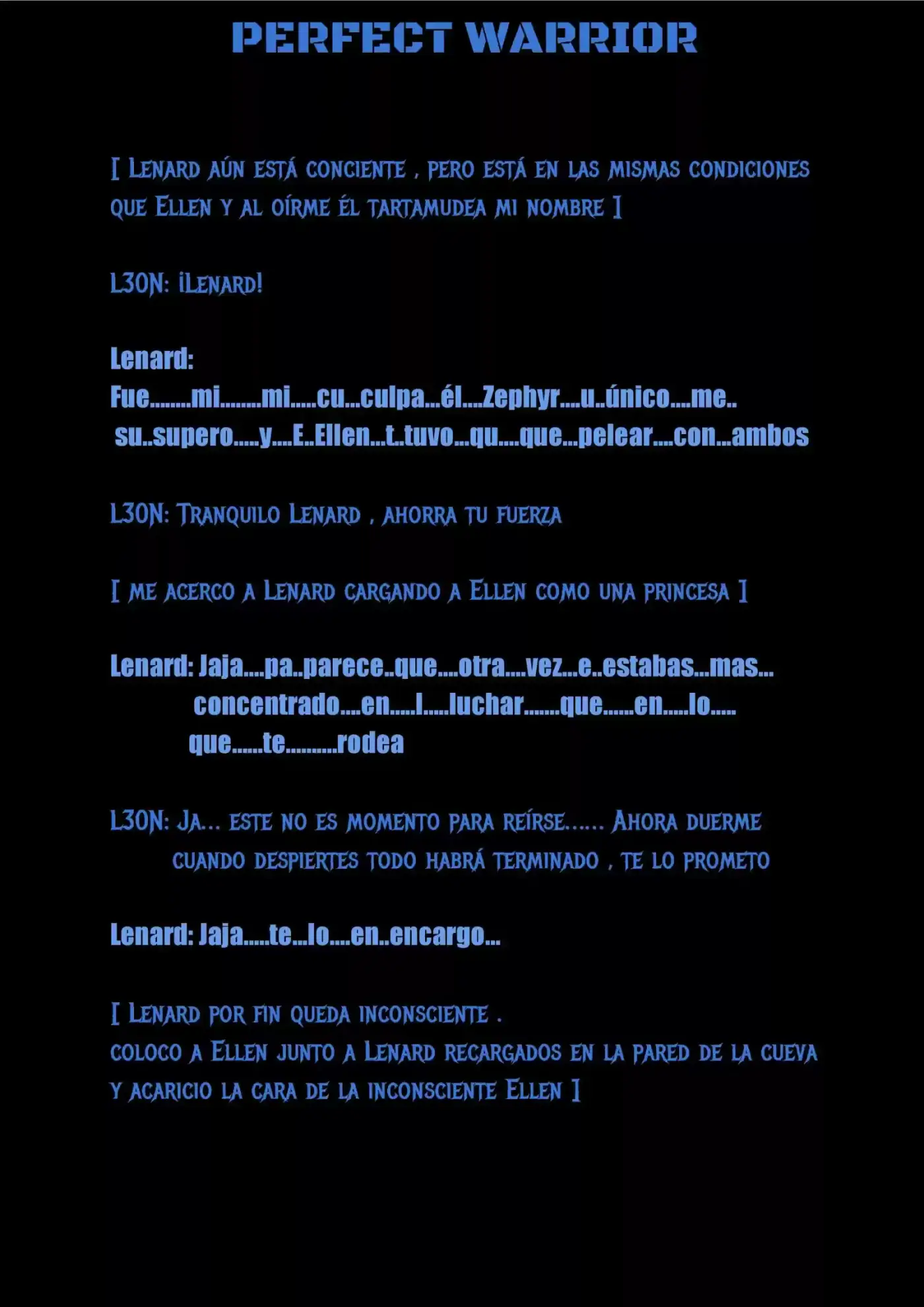 Perfect Warrior (Novela) - Capítulo 7 - Página 10 - LectorTMOo