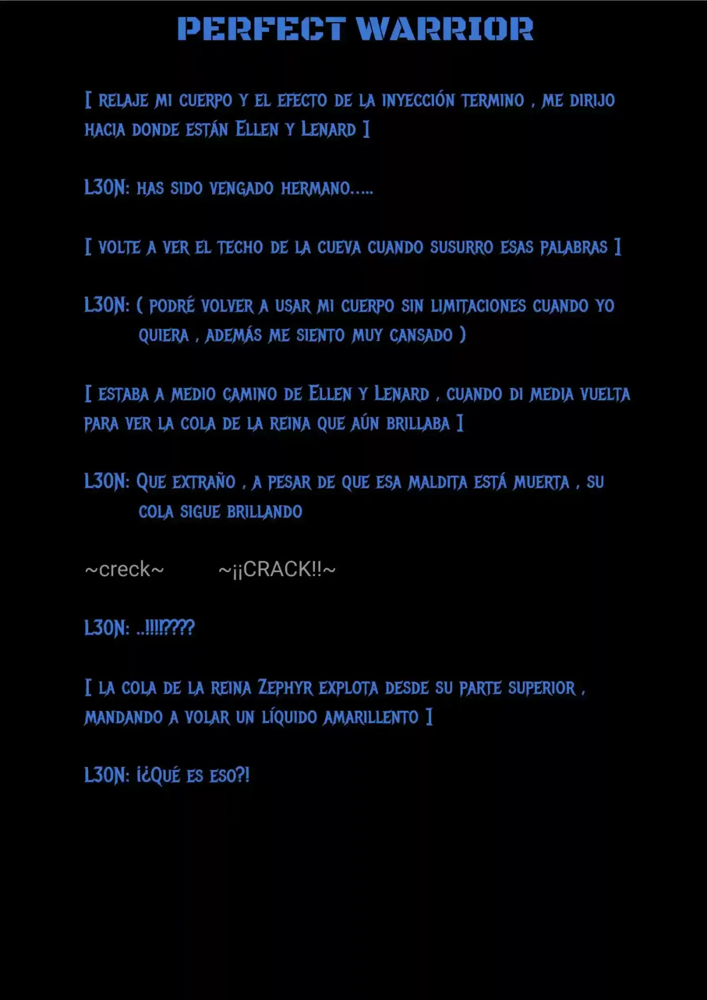 Perfect Warrior (Novela) - Capítulo 8 - Página 3 - LectorTMOo
