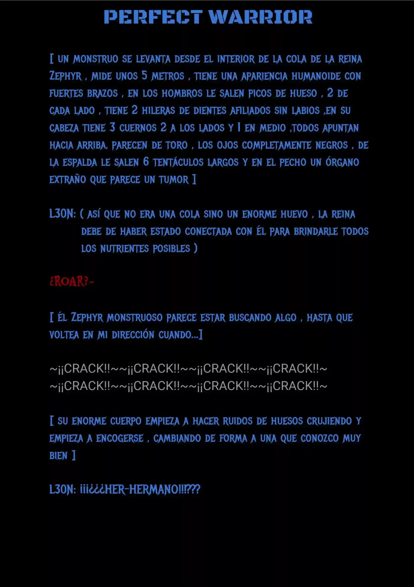Perfect Warrior (Novela) - Capítulo 8 - Página 4 - LectorTMOo