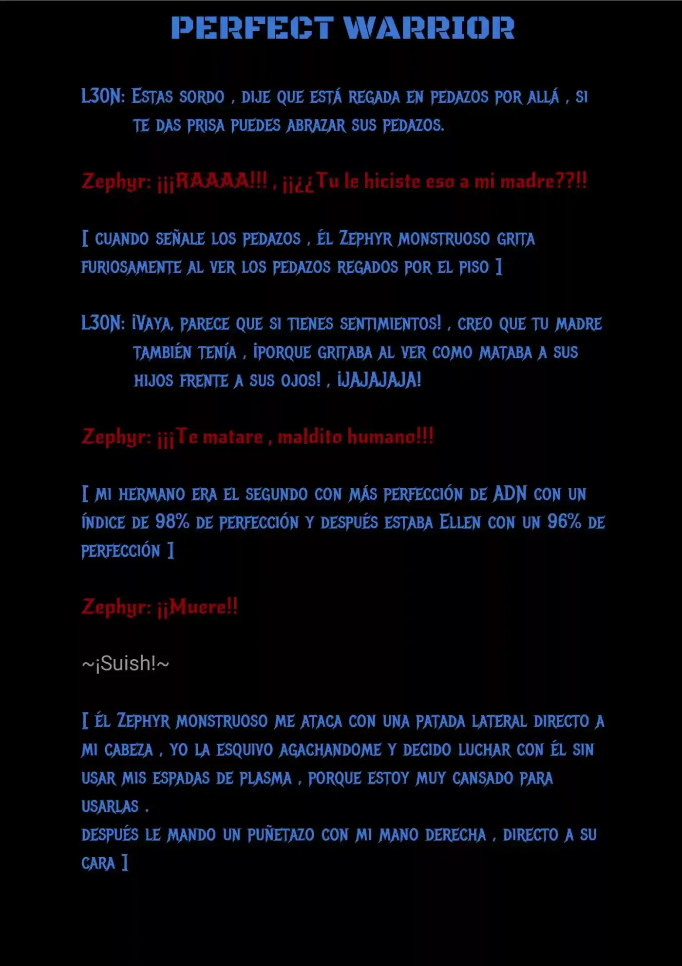 Perfect Warrior (Novela) - Capítulo 8 - Página 6 - LectorTMOo