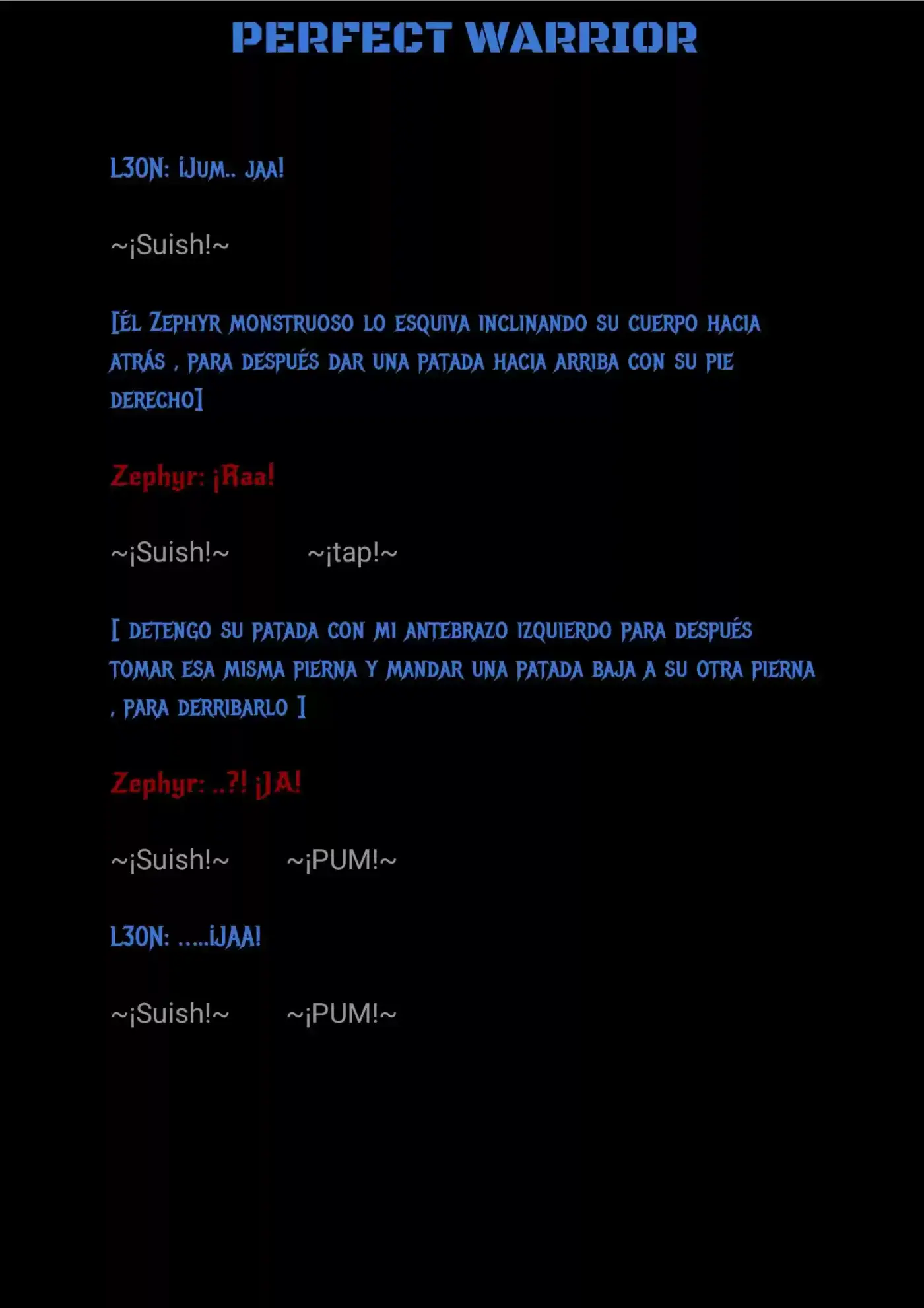 Perfect Warrior (Novela) - Capítulo 8 - Página 7 - LectorTMOo
