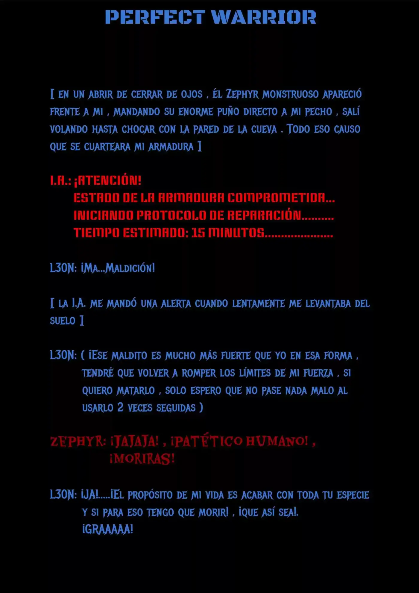 Perfect Warrior (Novela) - Capítulo 8 - Página 9 - LectorTMOo