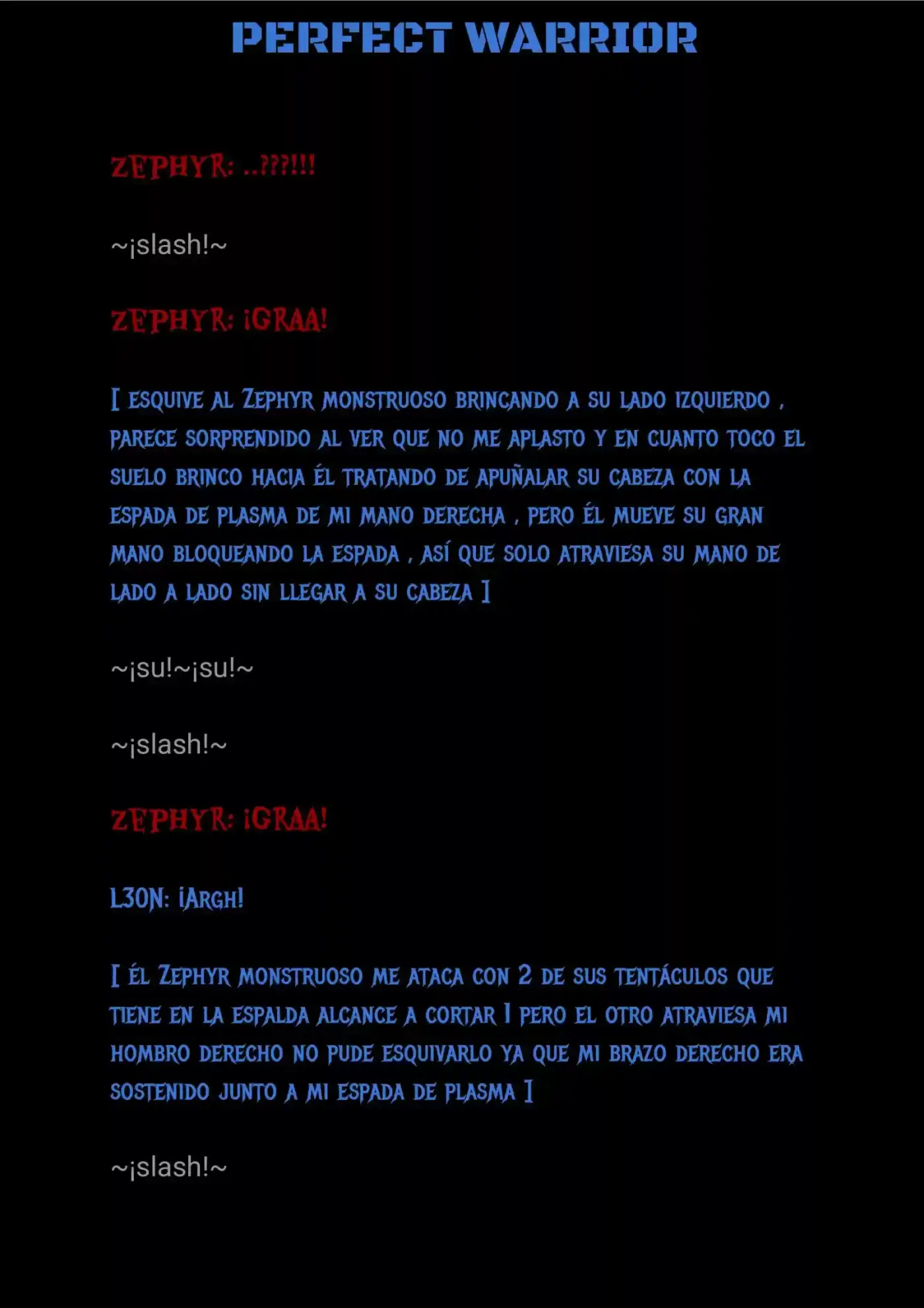 Perfect Warrior (Novela) - Capítulo 8 - Página 11 - LectorTMOo