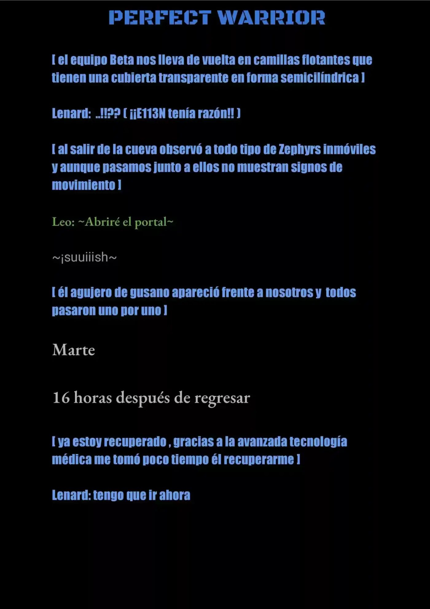 Perfect Warrior (Novela) - Capítulo 9 - Página 10 - LectorTMOo
