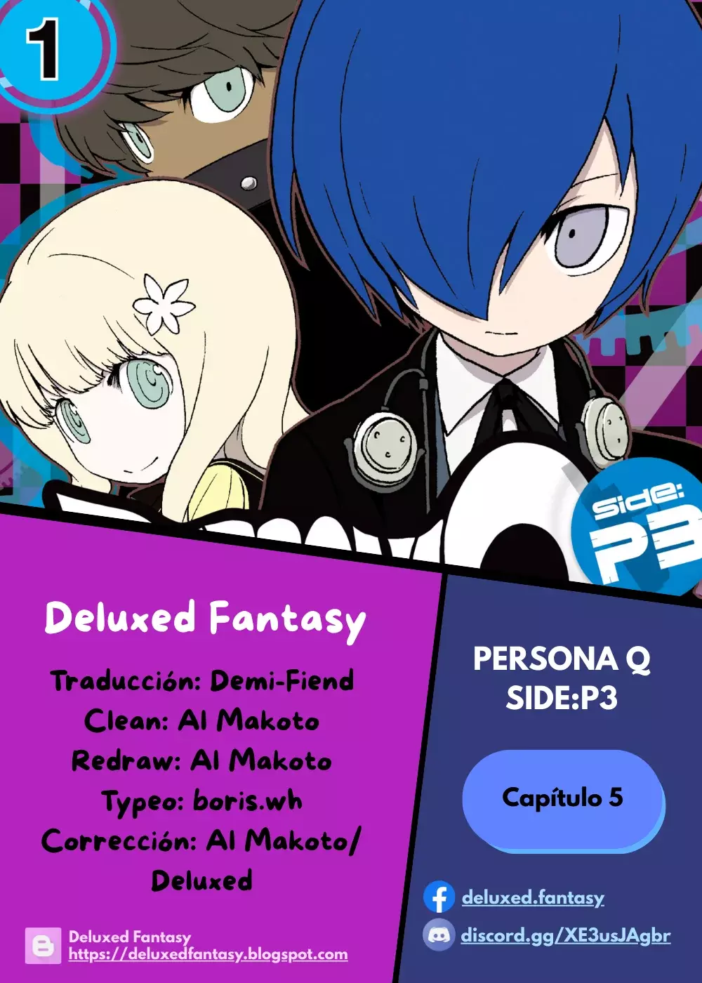 Persona Q: Shadow Of The Labyrinth - Side:P3 - Capítulo 5 - Página 1 - LectorTMOo
