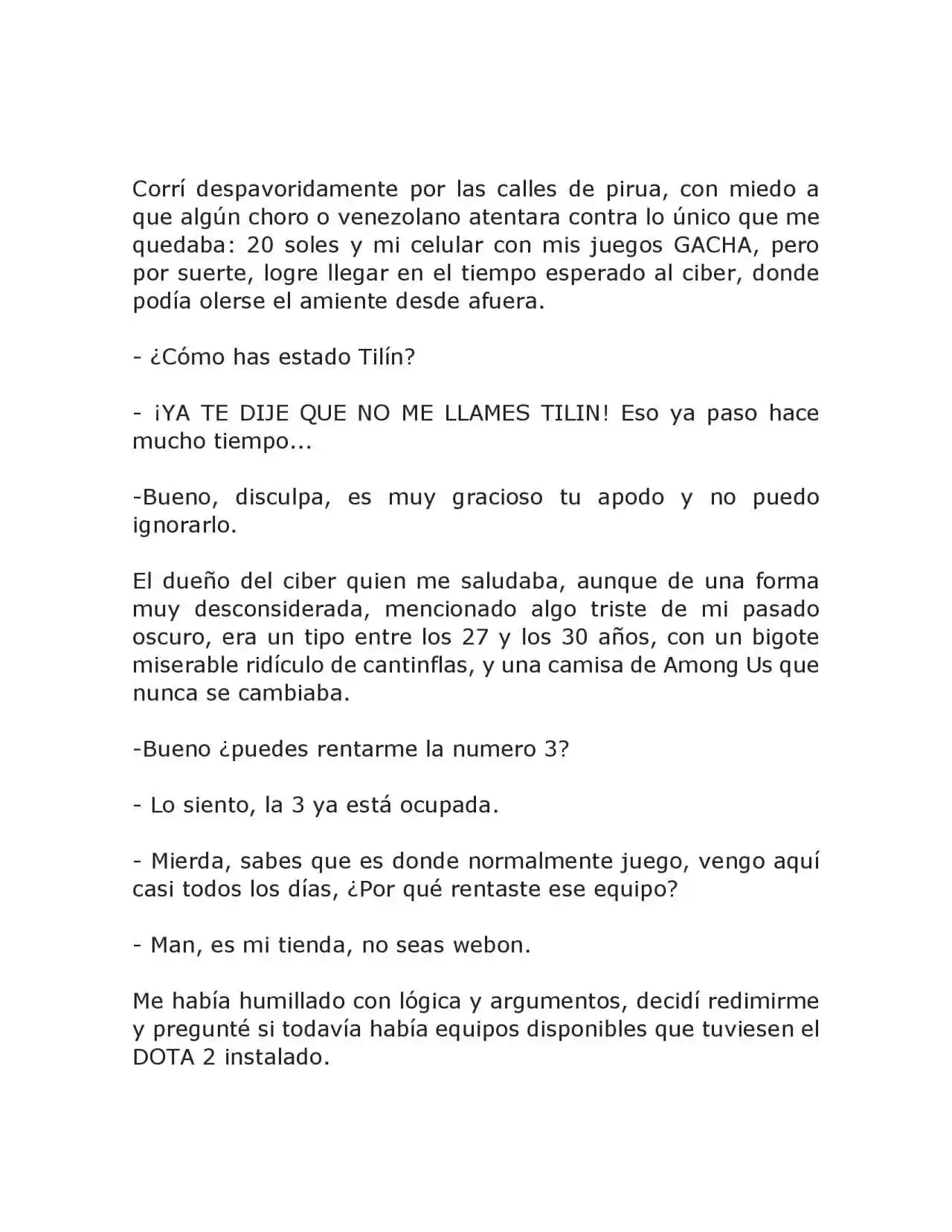 Peruano Isekai (Fantasy No Perú Hito) (Novela) - Capítulo 1 - Página 4 - LectorTMOo