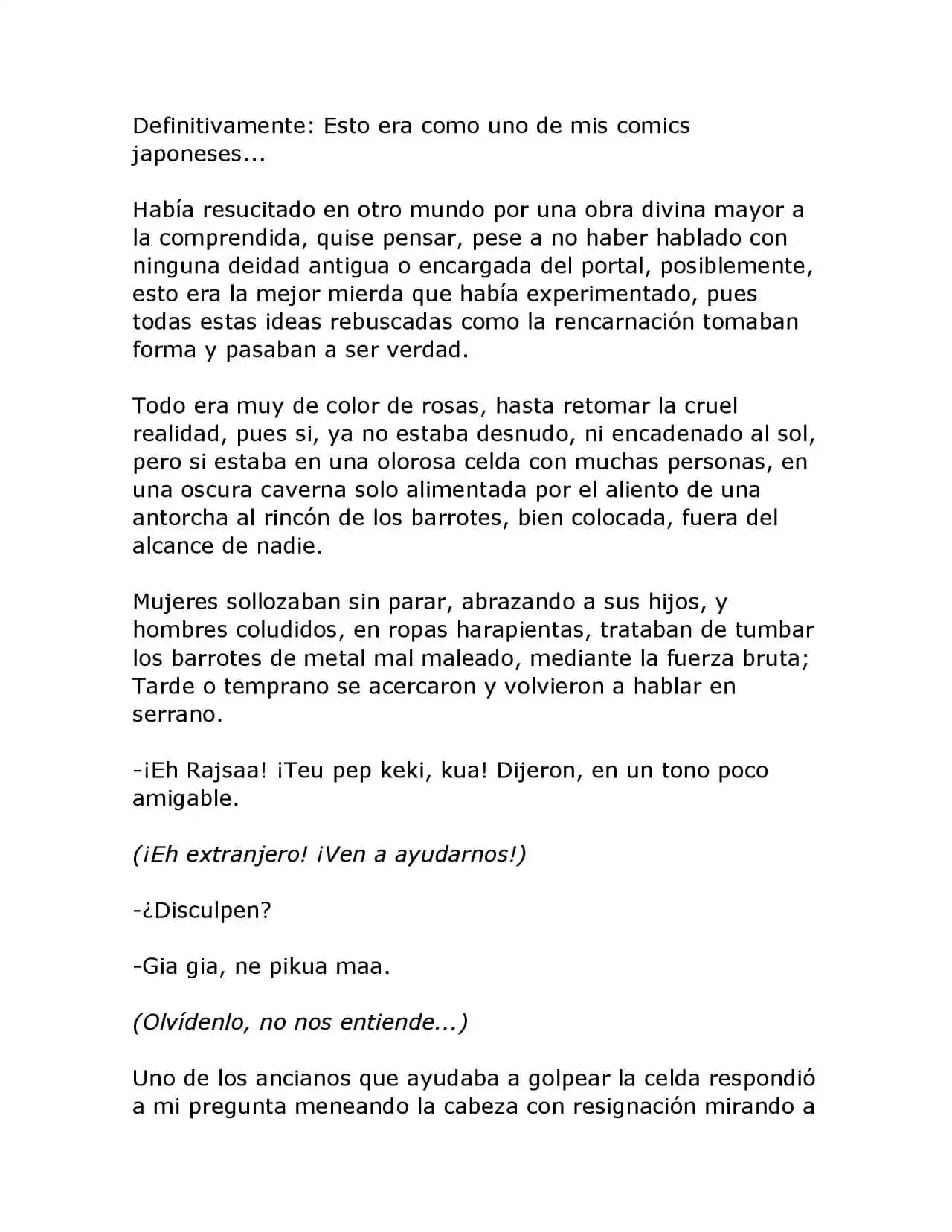 Peruano Isekai (Fantasy No Perú Hito) (Novela) - Capítulo 2 - Página 10 - LectorTMOo