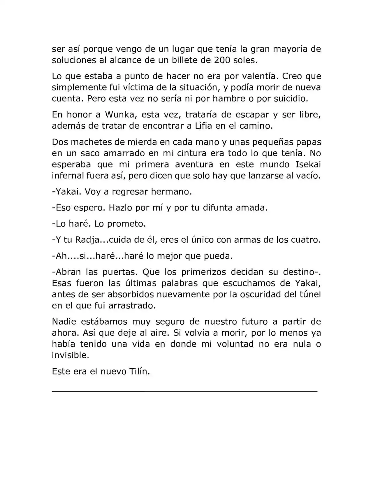 Peruano Isekai (Fantasy No Perú Hito) (Novela) - Capítulo 9 - Página 50 - LectorTMOo
