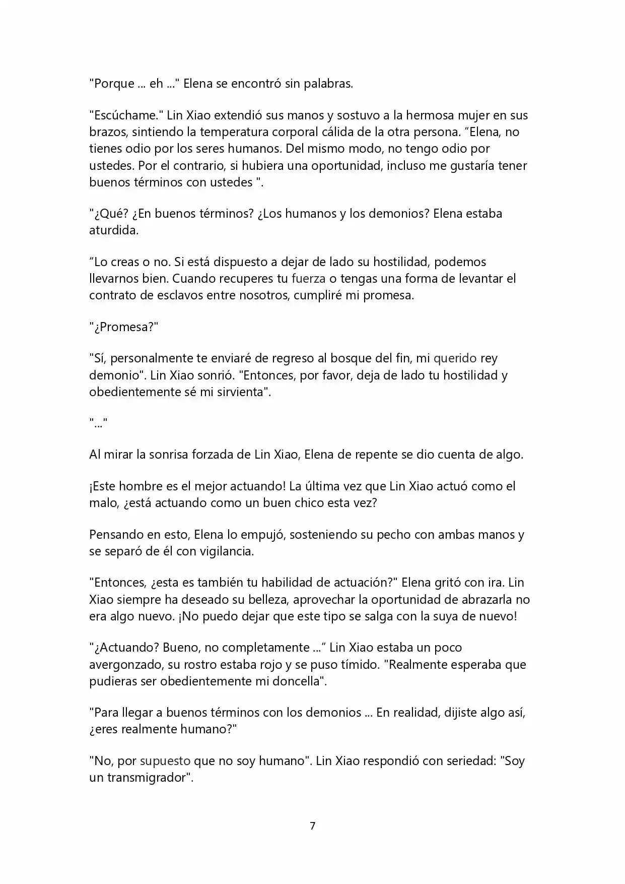 Picked Up A Demon King To Be A Maid (Novela) - Capítulo 19 - Página 7 - LectorTMOo