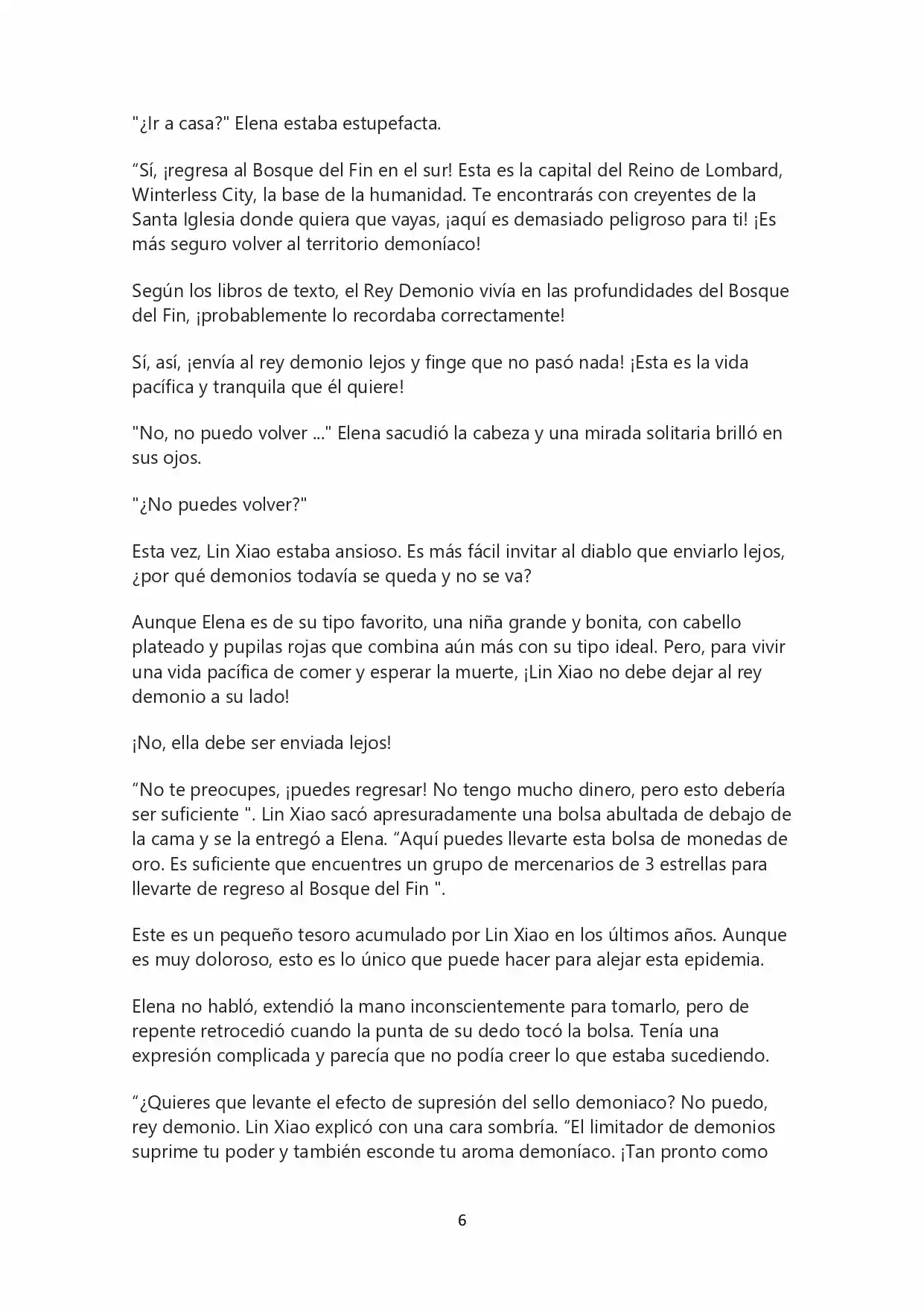 Picked Up A Demon King To Be A Maid (Novela) - Capítulo 4 - Página 6 - LectorTMOo