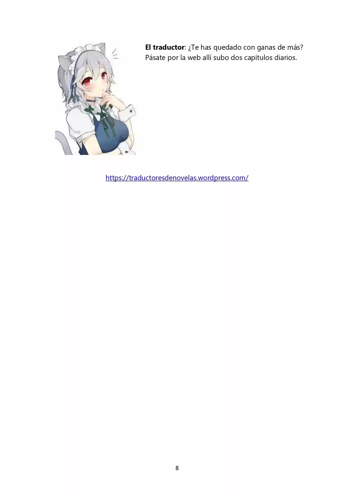 Picked Up A Demon King To Be A Maid (Novela) - Capítulo 47 - Página 8 - LectorTMOo