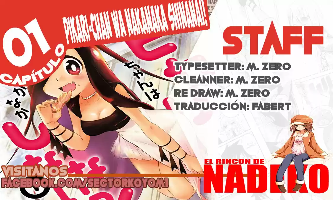 Pikari-chan Wa Nakanaka Shinanai! - Capítulo 1 - Página 1 - LectorTMOo